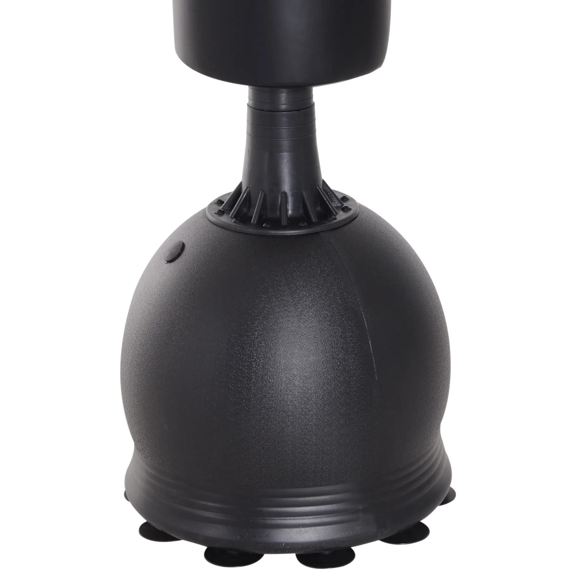 Saco de Boxeo de Pie 165 cm con Base Rellenable para Adultos y Niños Negro 4/6