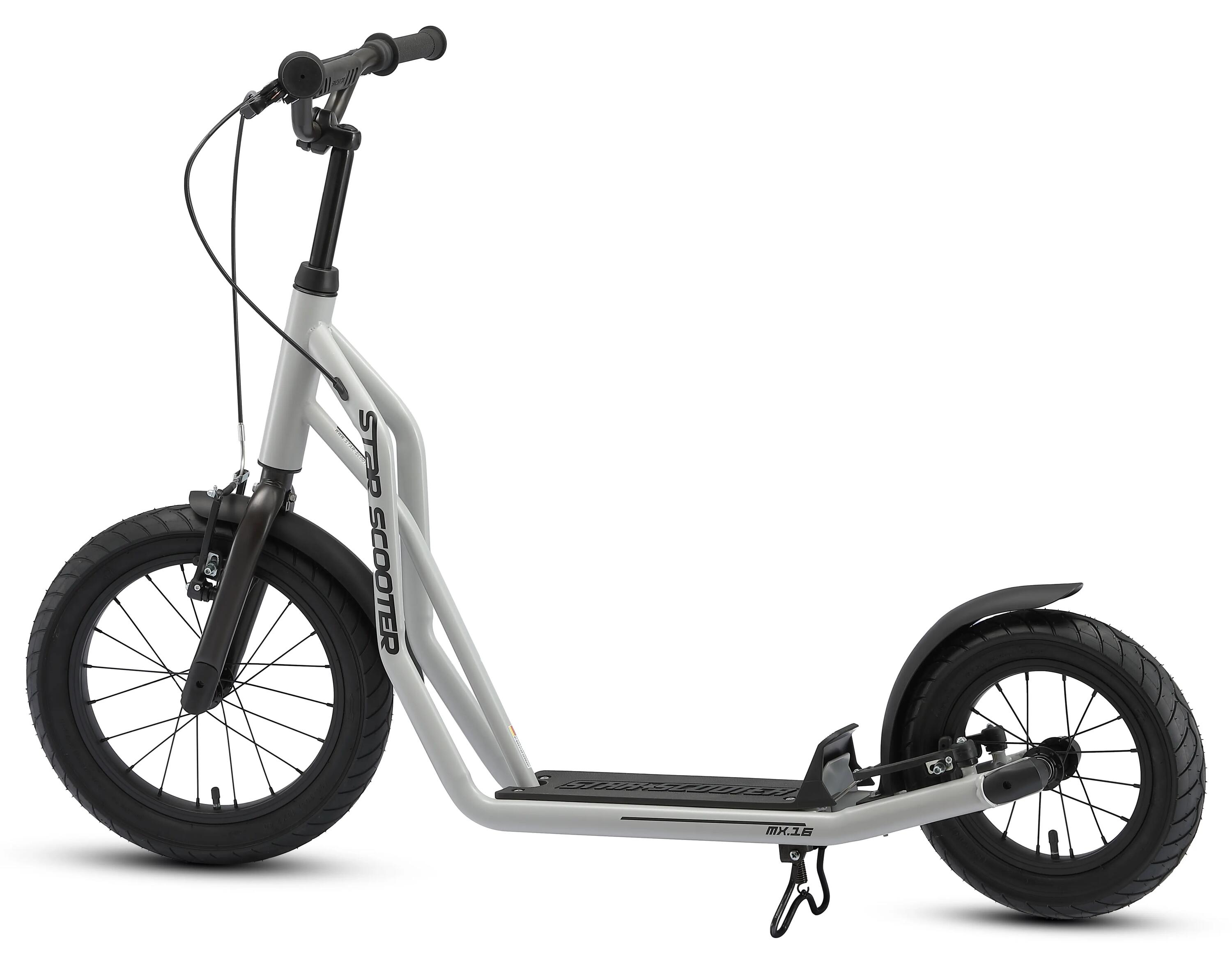 Trottinette grandes roues 16", pour enfants de 8 ans, pneus gonflables, Mixed 5/8