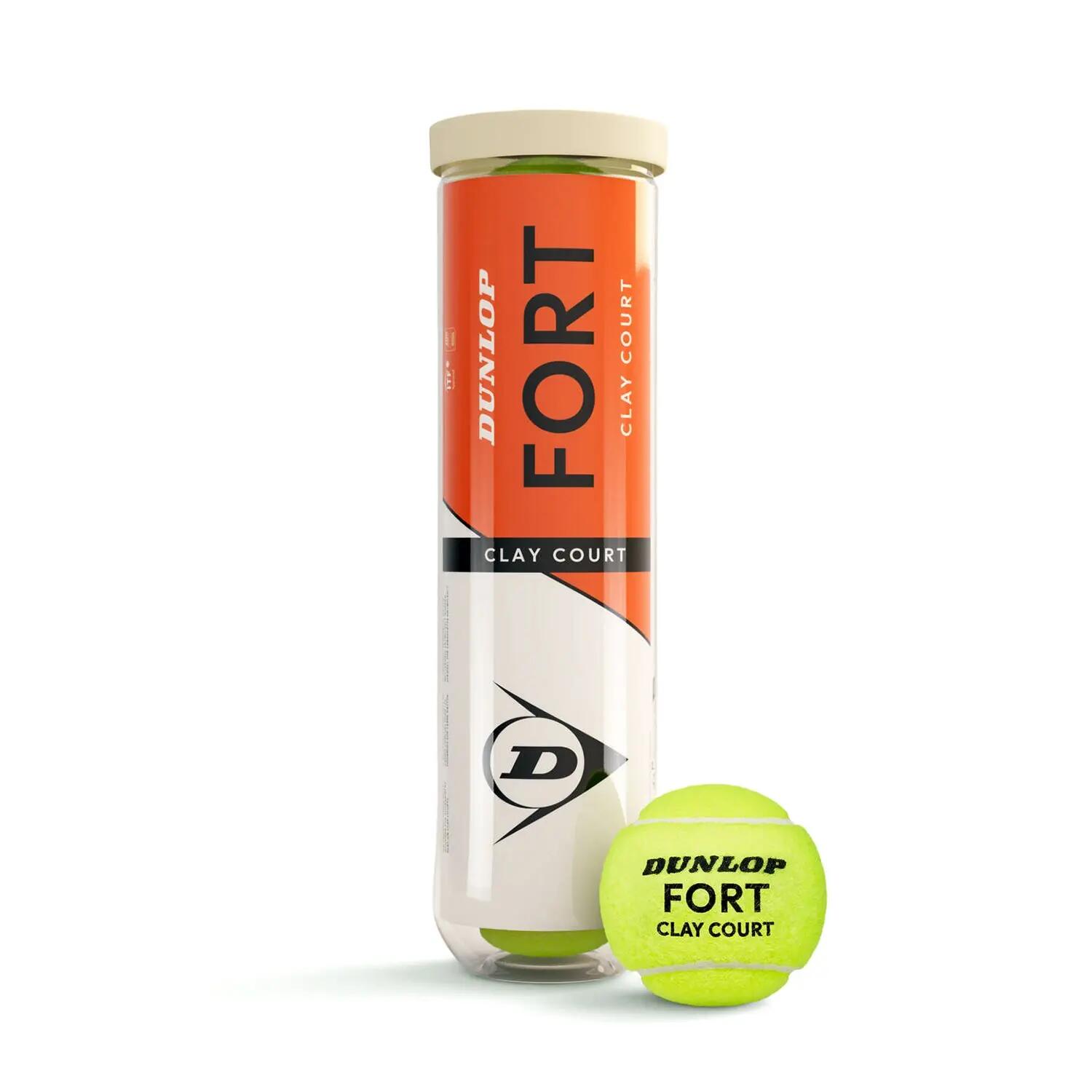 4-BALL CAN DUNLOP FORT CLAY COURT 2/3