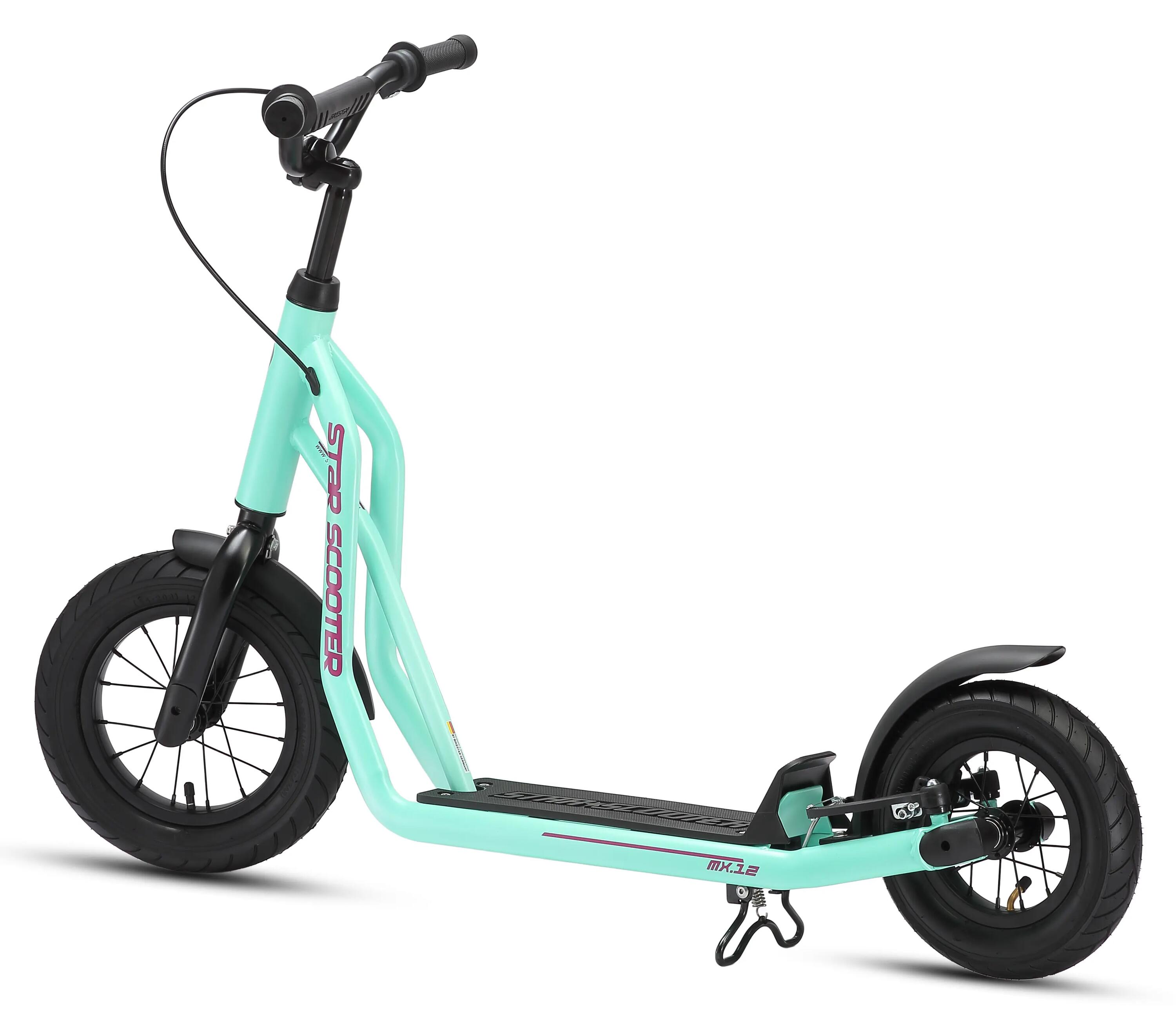Monopattino con granruote 12", per bambini 8 anni, pneumatici ad aria, Mixed 6/9