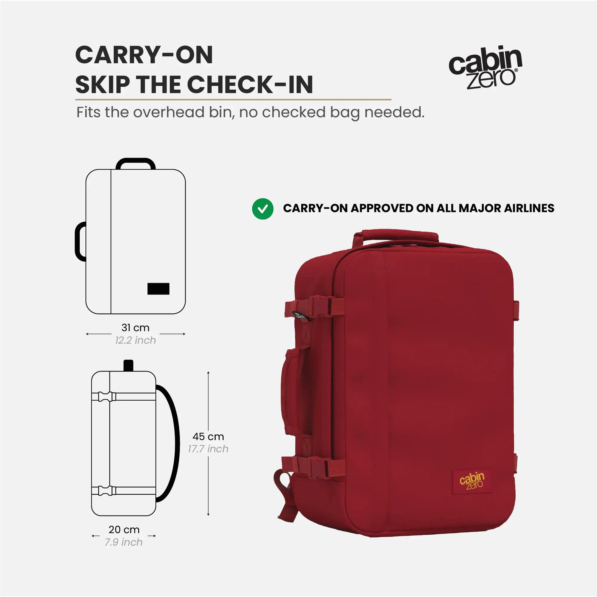 Cestovní batoh CabinZero Classic 36L 3/11