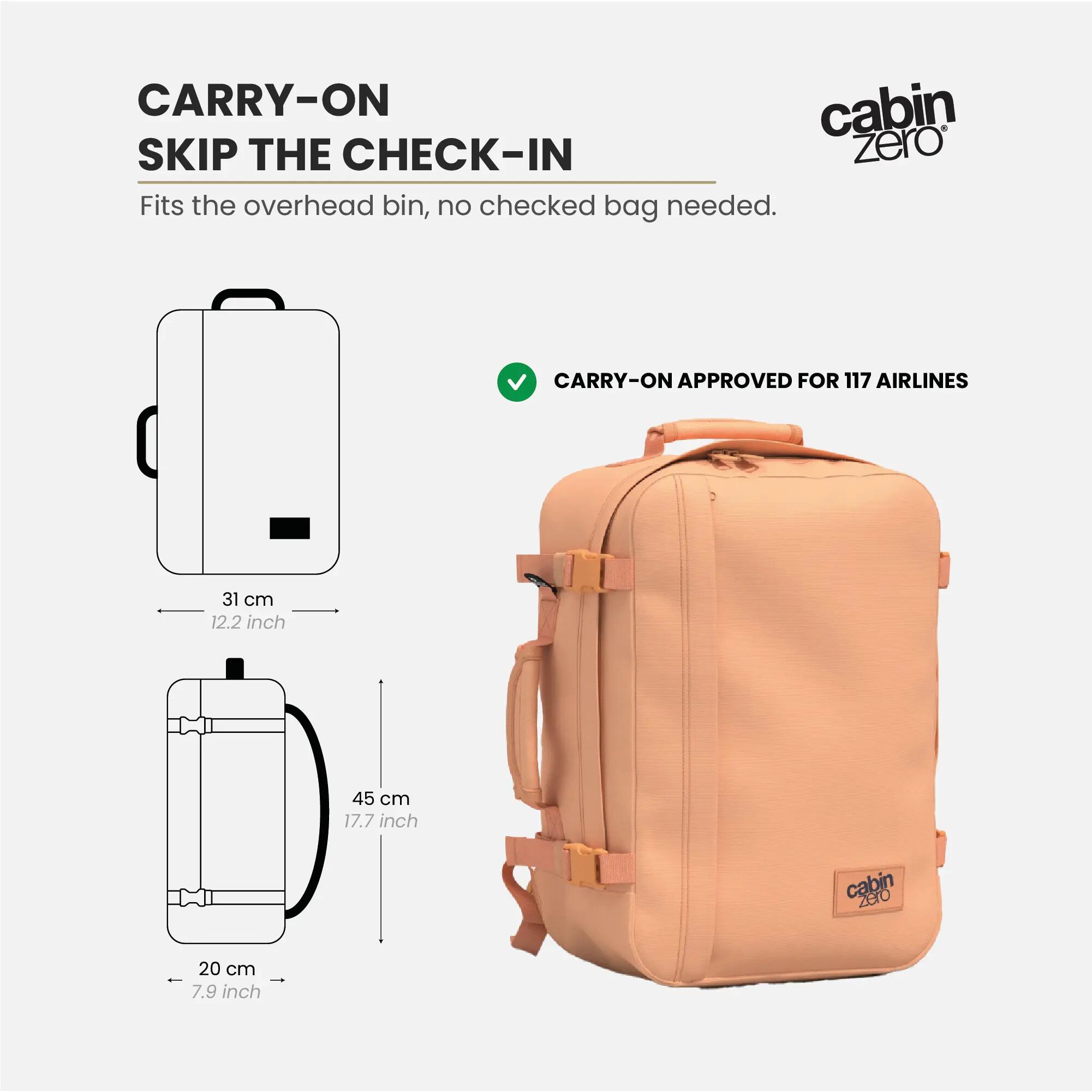 Cestovní batoh CabinZero Classic 36L 3/12