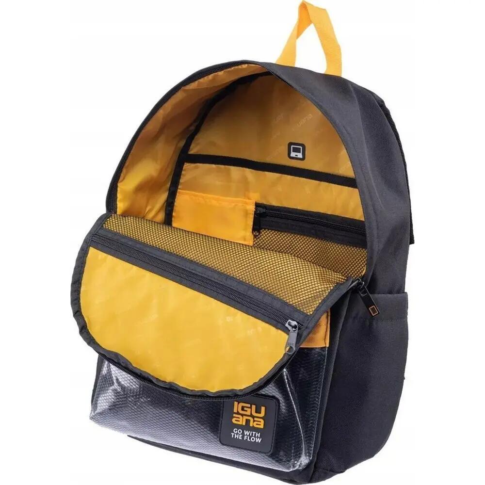 Mochila Mossin Polyester 15L (Preto/dourado artesanal/branco) 5/5