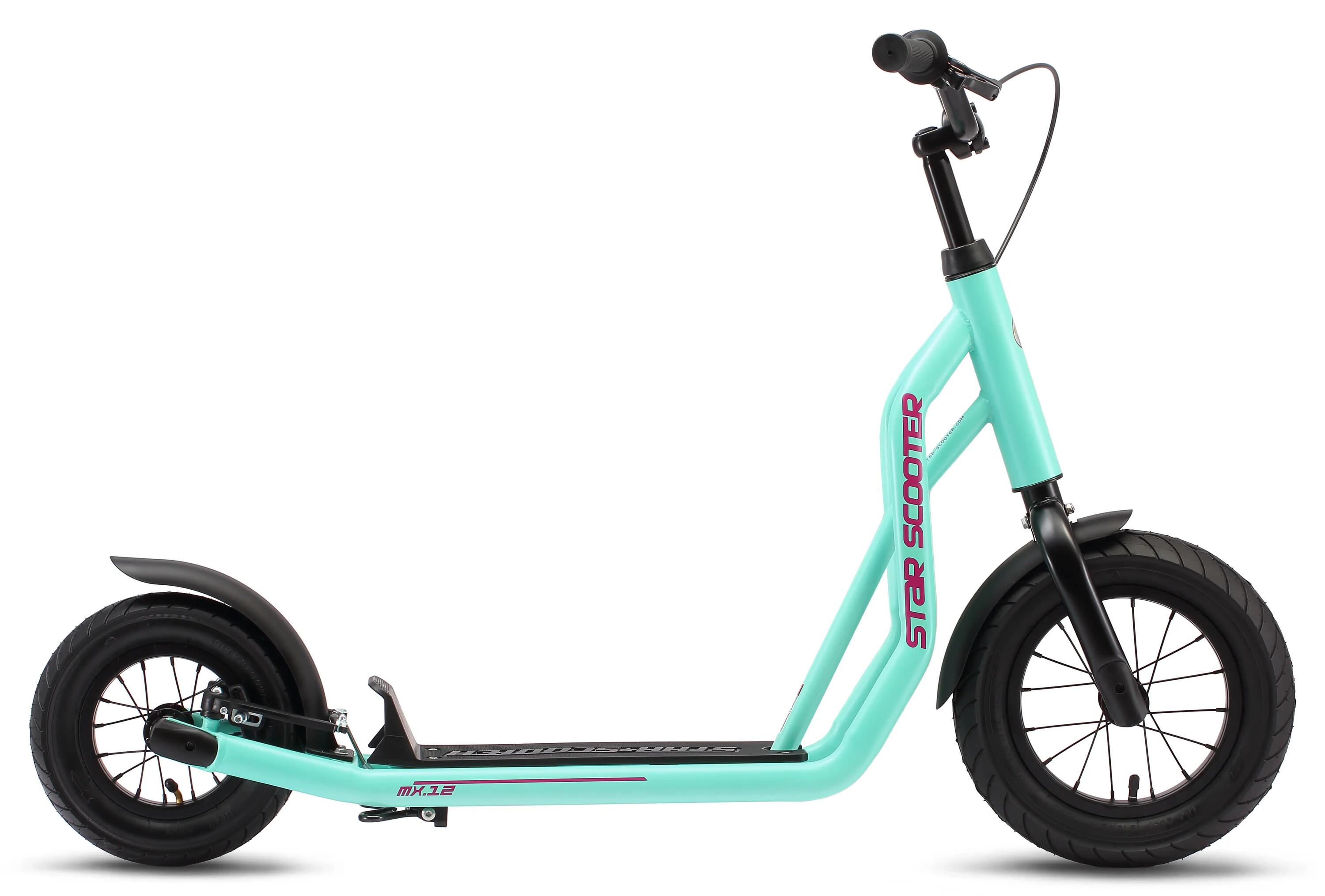 Monopattino con granruote 12", per bambini 8 anni, pneumatici ad aria, Mixed 3/9
