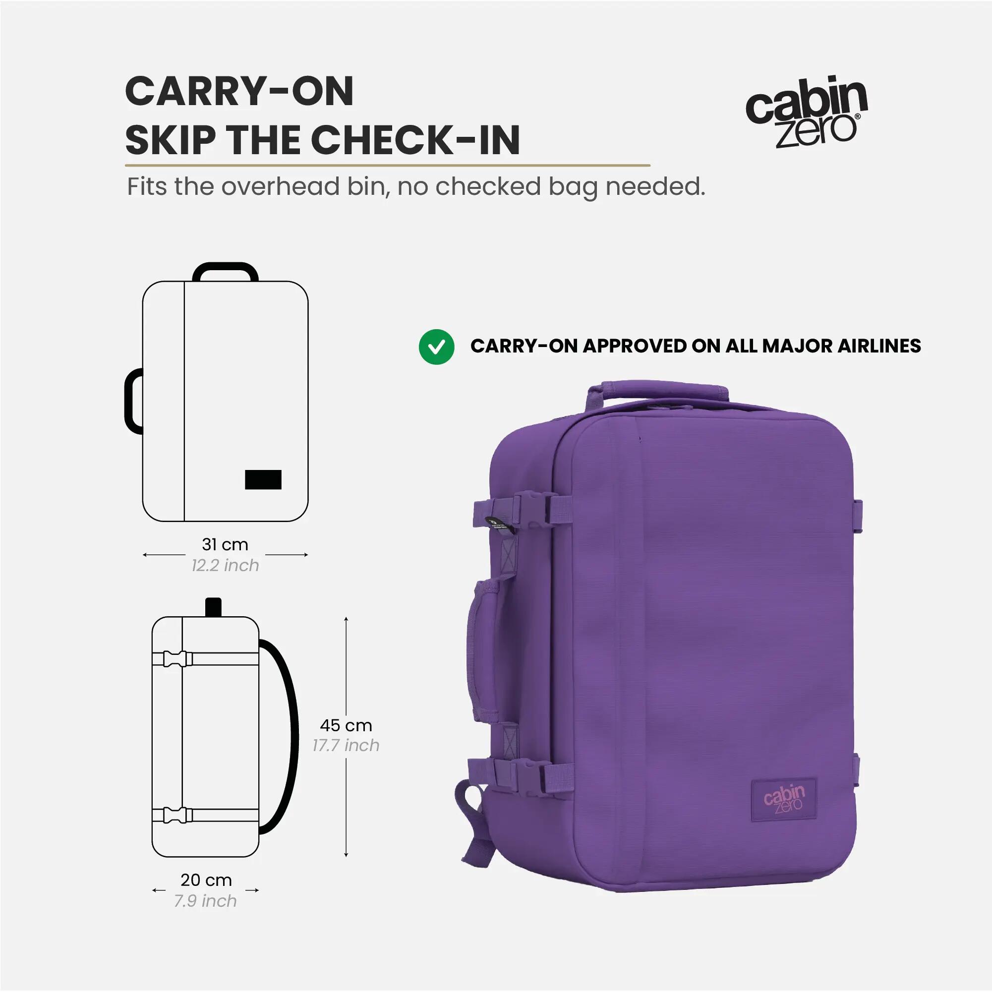 Cestovní batoh CabinZero Classic 36L 3/11