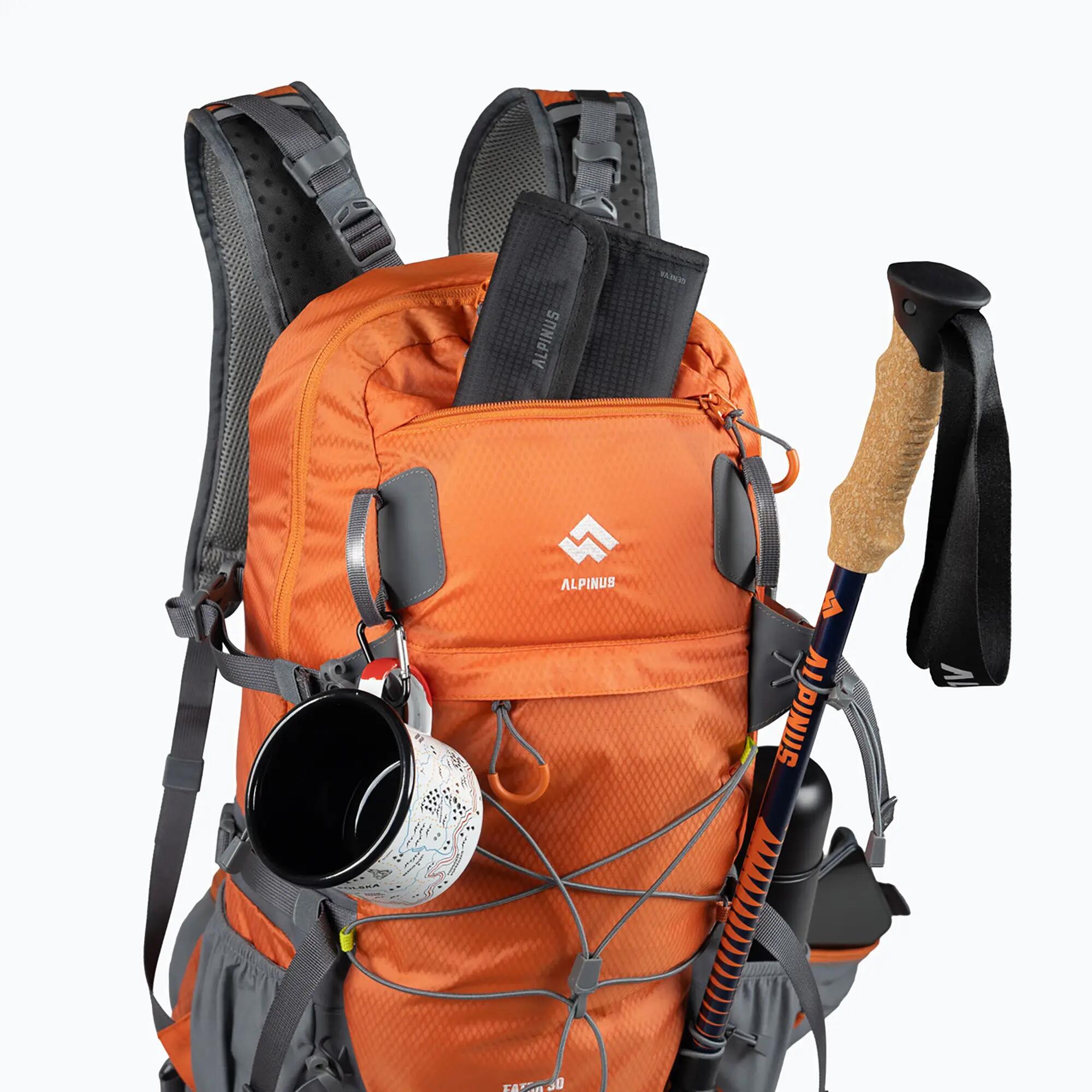 Plecak turystyczny Alpinus Fatra 30 - orange 3/7