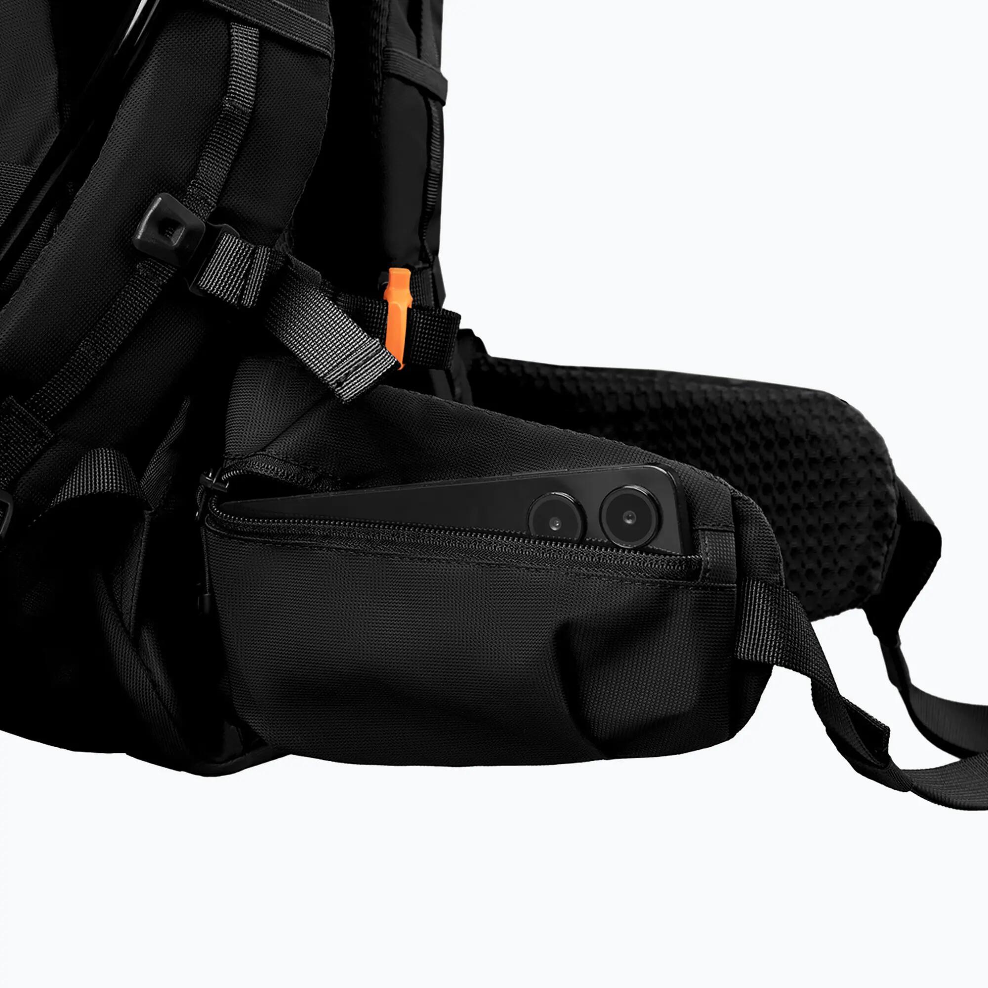 Plecak z siatką dystansową Alpinus Ornak 30 - black 6/7