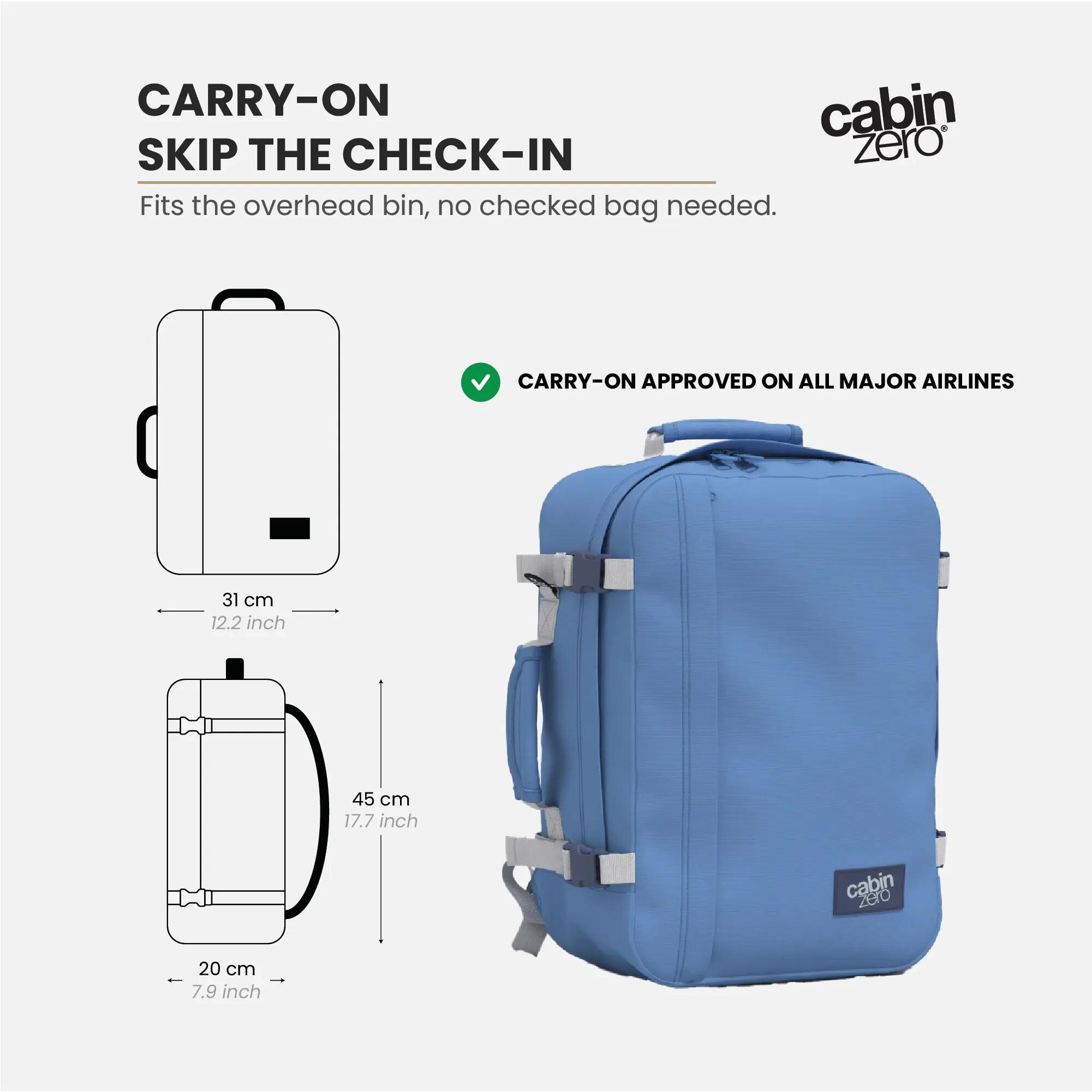 Cestovní batoh CabinZero Classic 36L 3/12