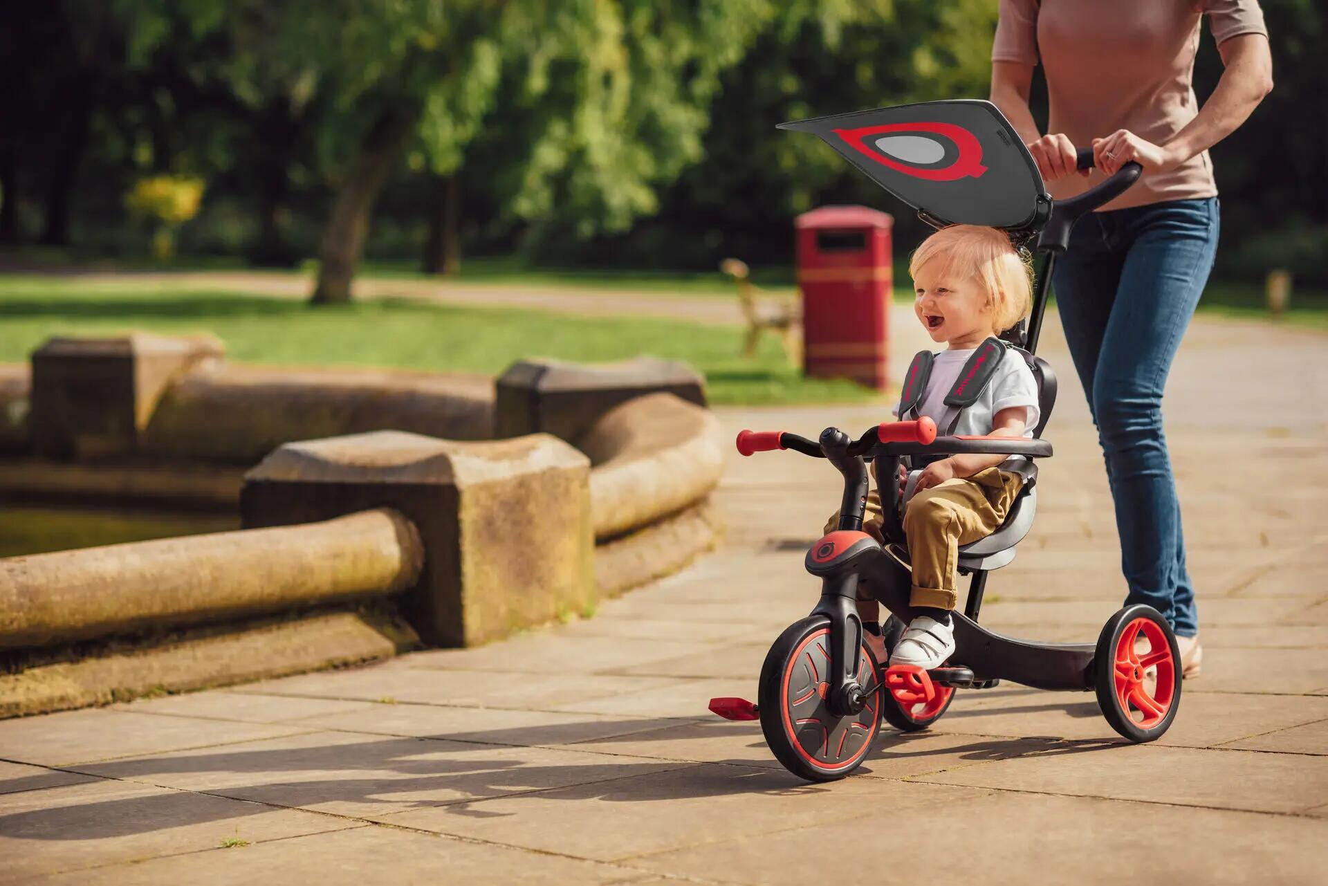 Globber "Trike Explorer" 4 in 1 in het Rood 14/14