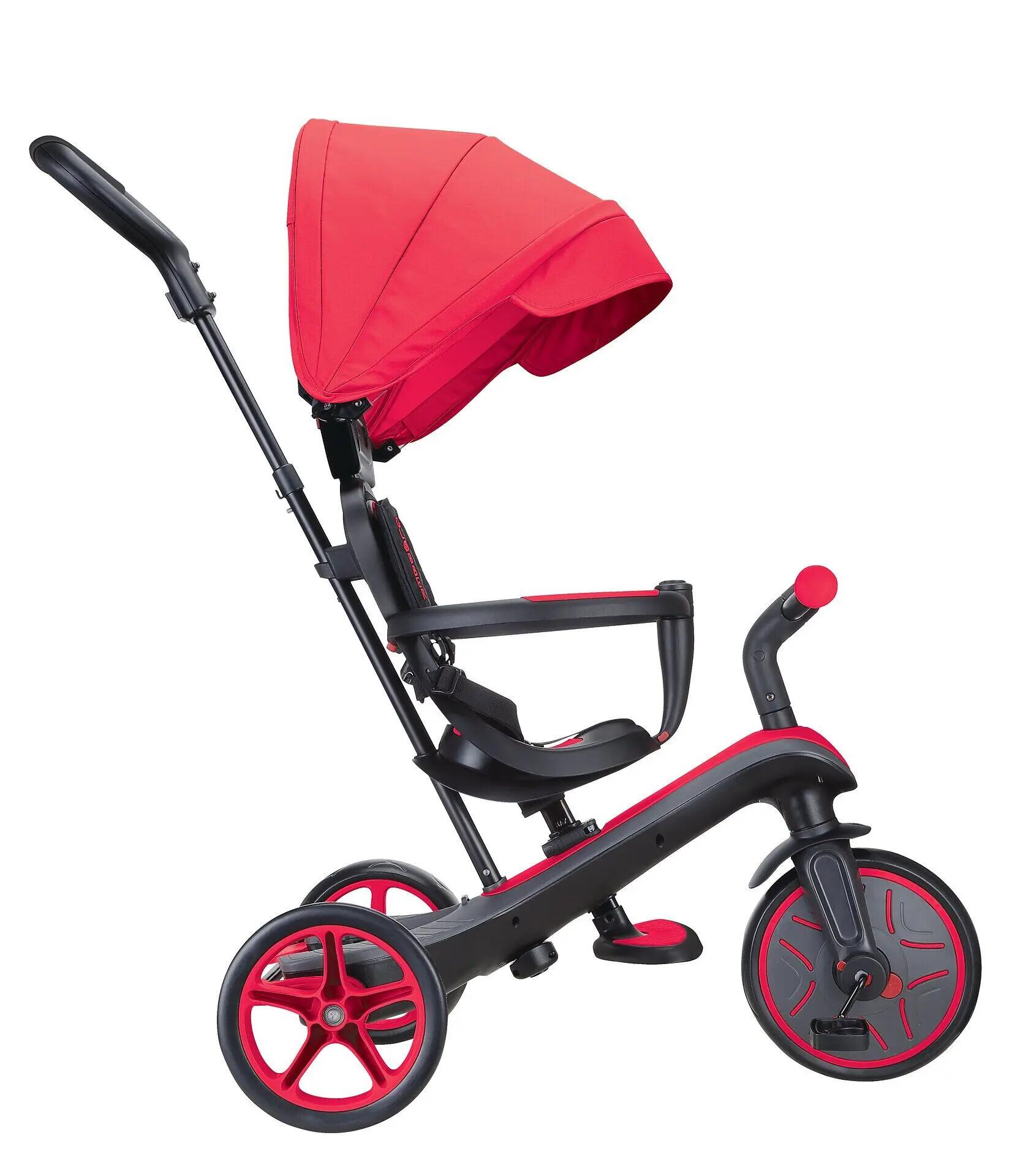 Tricycle évolutif pour bébé EXPLORER 4 en 1 - Rouge 15/15