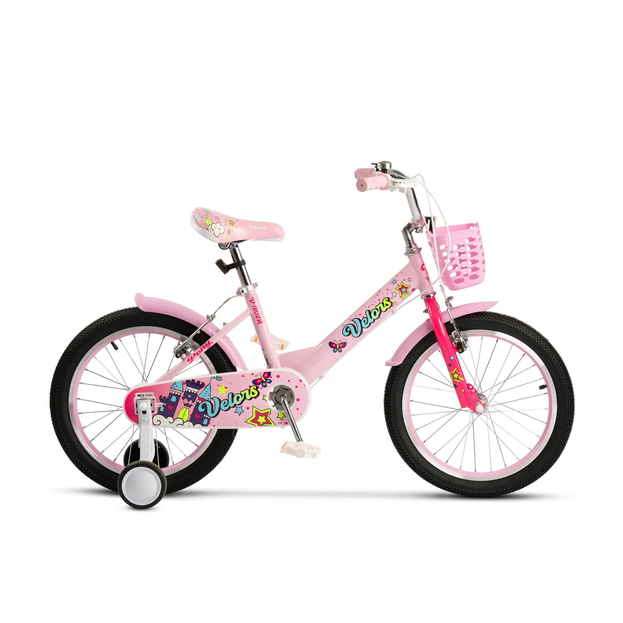 Bicicletă Copii Pony, Roz/Fucsia