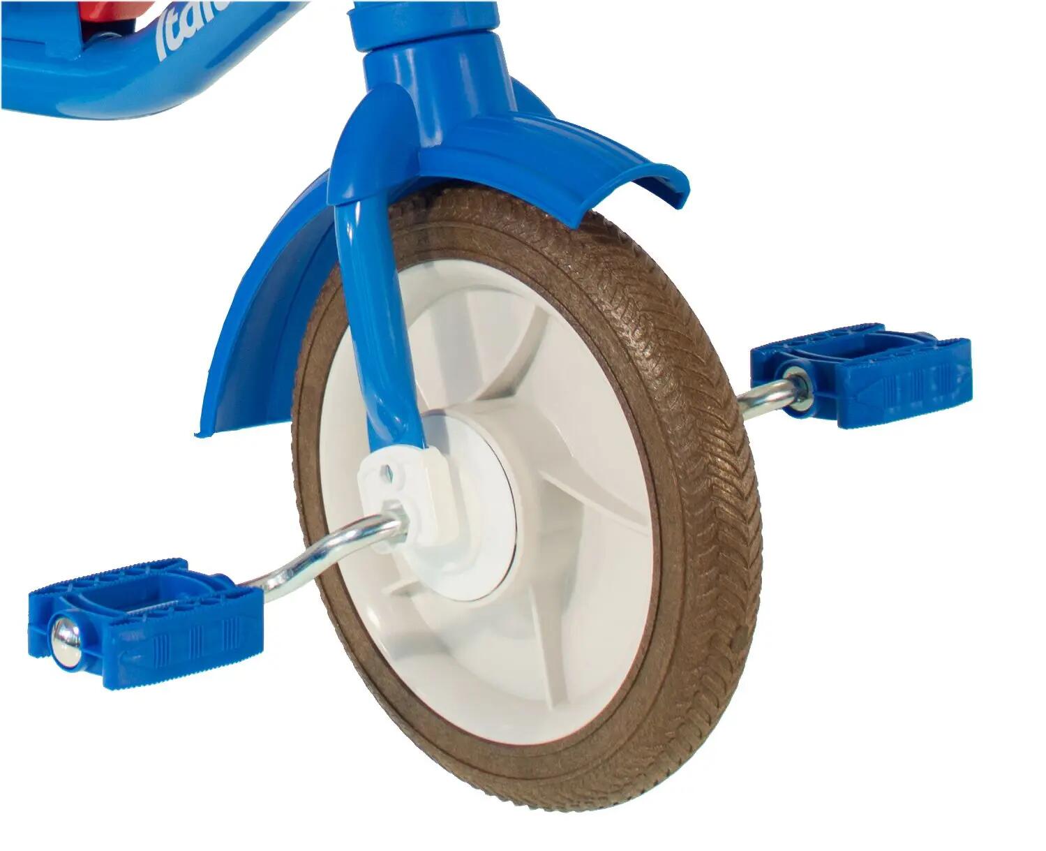 Italtrike Super Touring Triciclo in metallo 10 pollici Colorama Blu 4/6