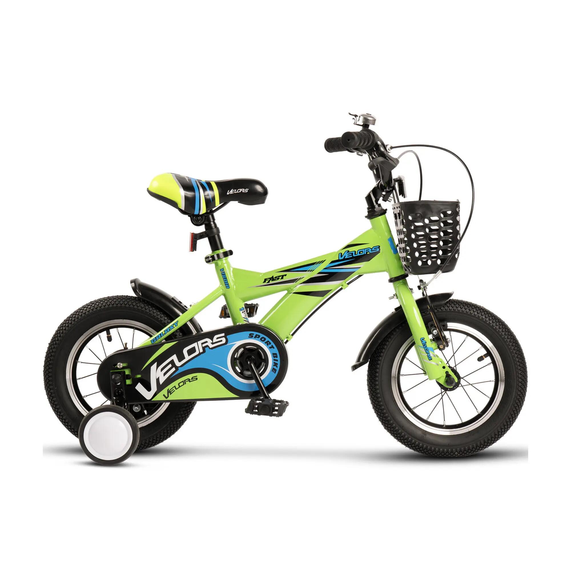 Bicicletă Copii Galaxy, Verde/Albastru
