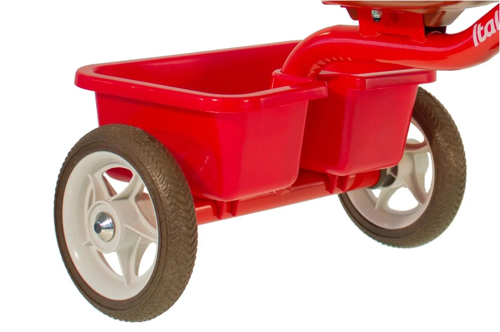 Italtrike Transporter Triciclo bambini 10 pollici Champion Rosso 6/6