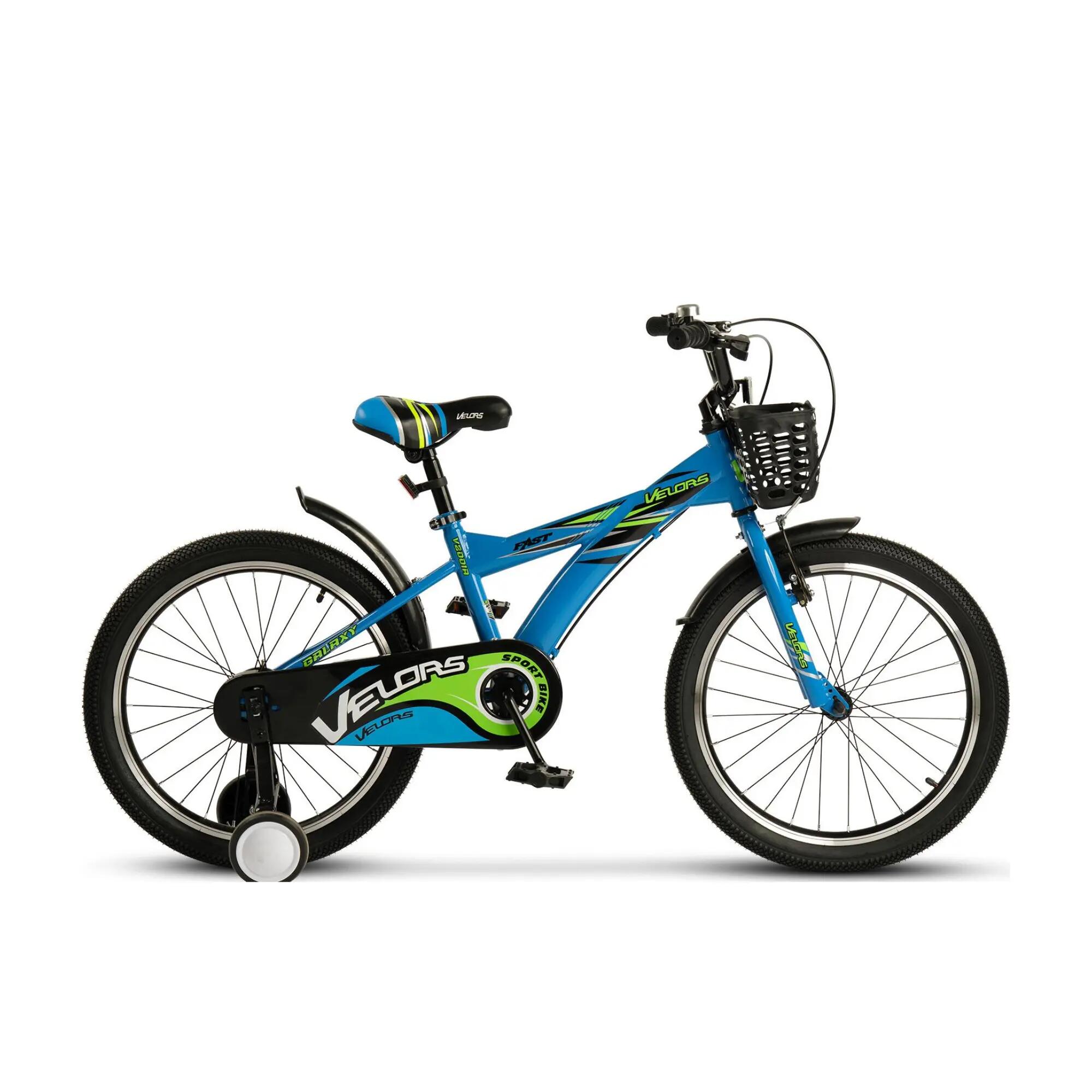 Bicicletă Copii Galaxy, Albastru/Verde