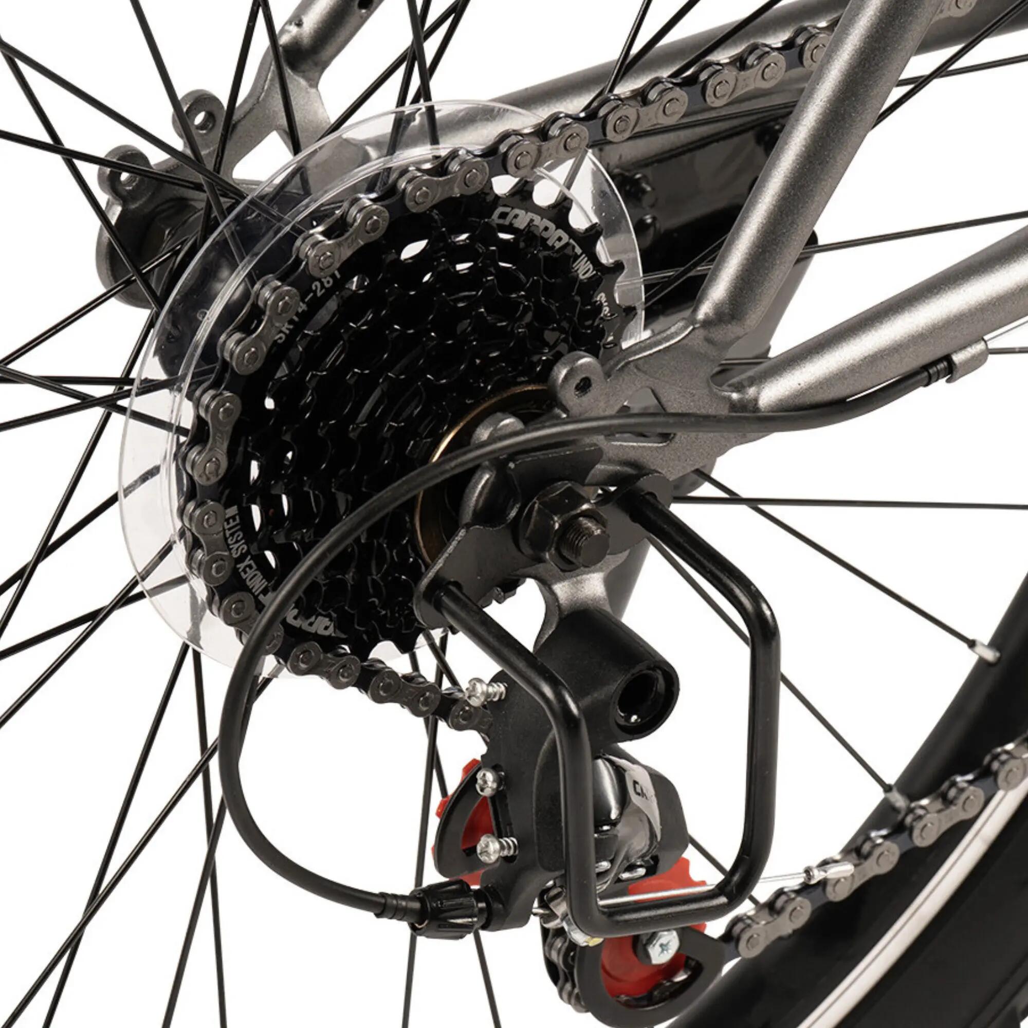 Bicicletă Copii 7v Neptune, Gri/Albastru 5/6