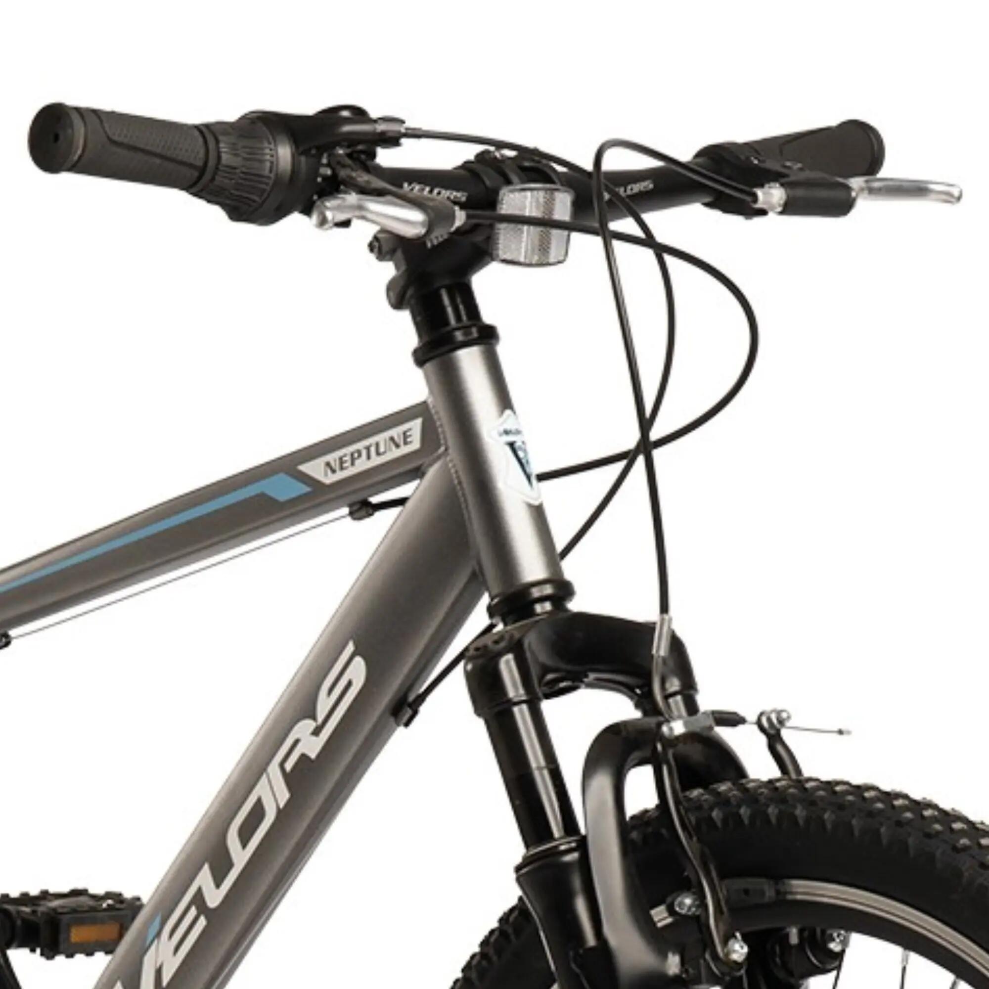 Bicicletă Copii 7v Neptune, Gri/Albastru 4/6