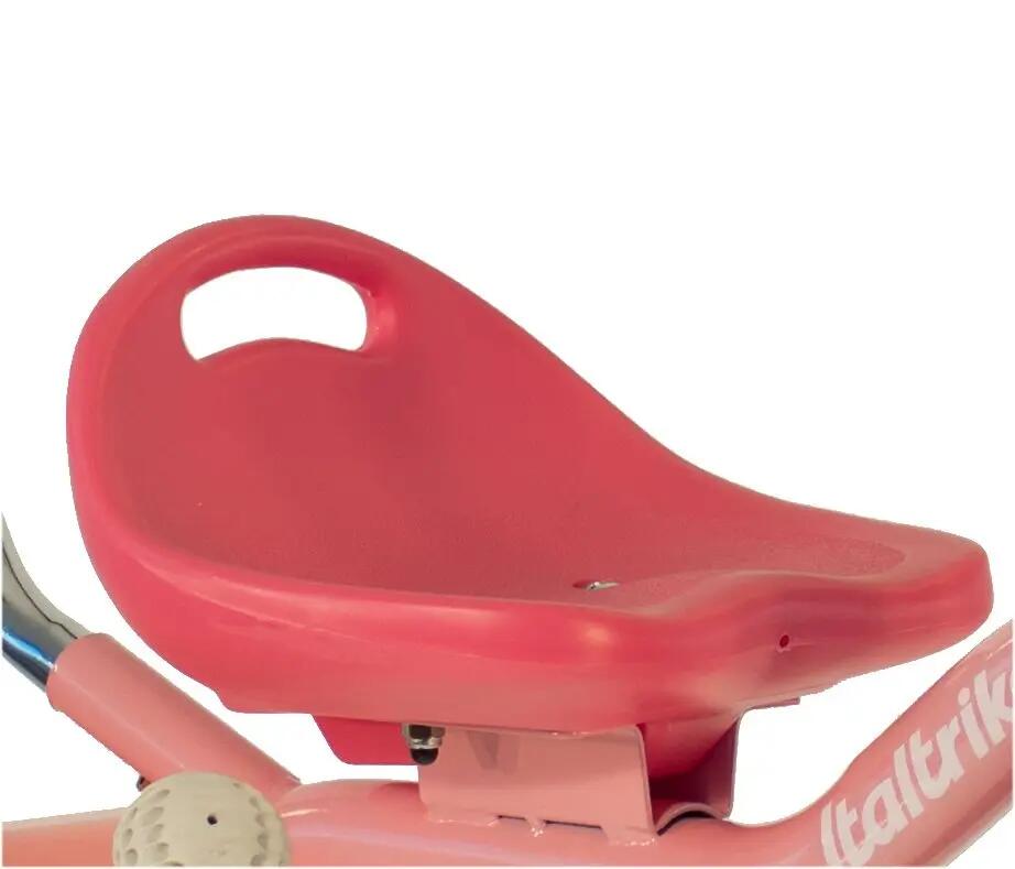 Italtrike Passenger Triciclo con maniglione 10 pollici Rose Garden Rosa 4/5