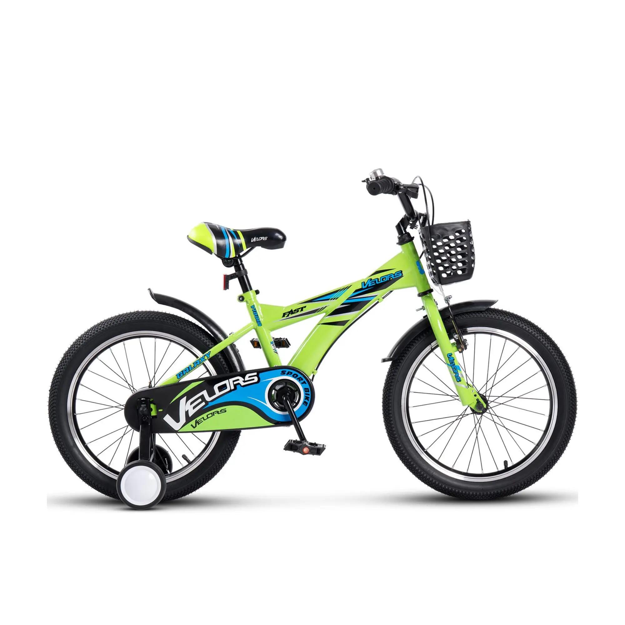 Bicicletă Copii Galaxy, Verde/Albastru