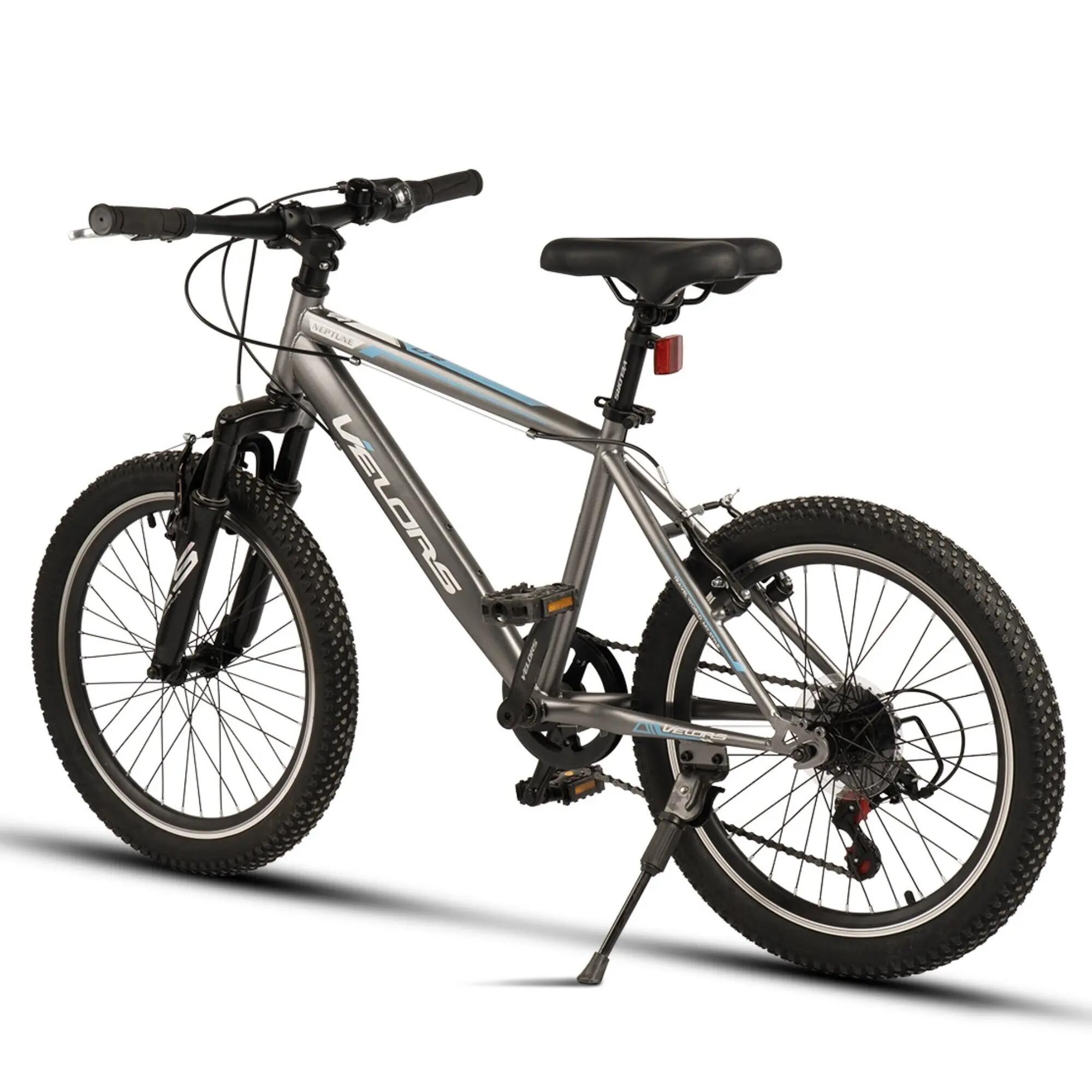 Bicicletă Copii 7v Neptune, Gri/Albastru 2/6