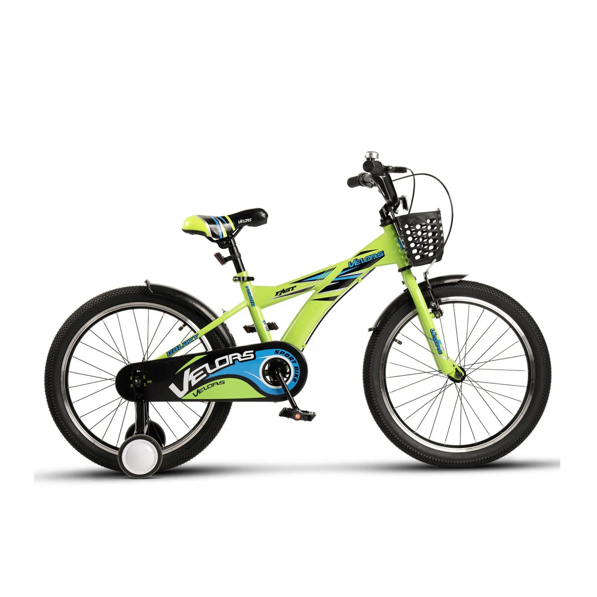 Bicicletă Copii Galaxy, Verde/Albastru