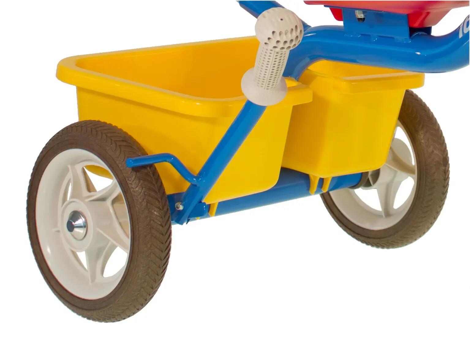 Italtrike Passenger Triciclo con maniglione 10 pollici Colorama Blu 5/5