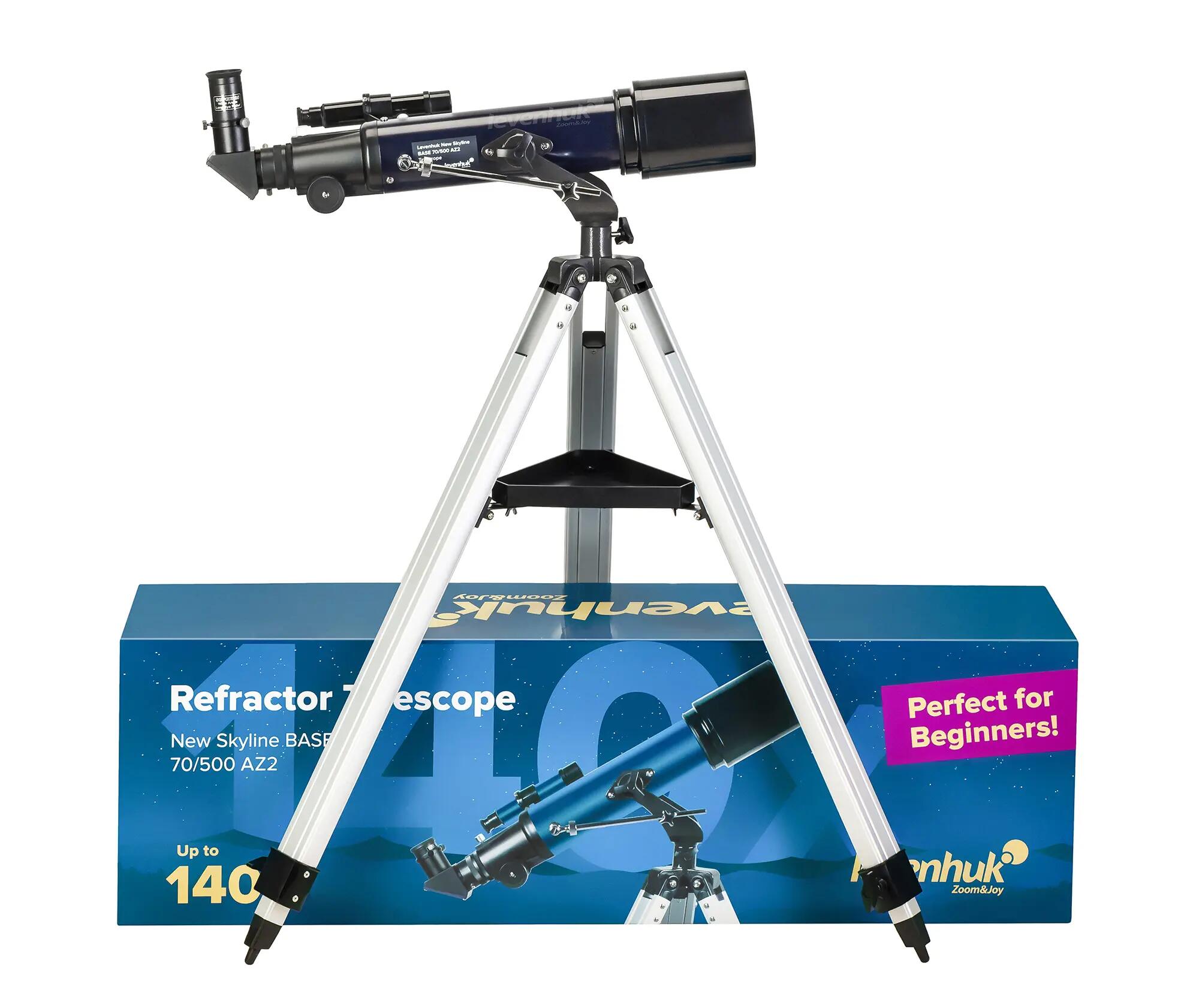 Telescoop - refractor 70/500 - New Skyline - zwart 2/13