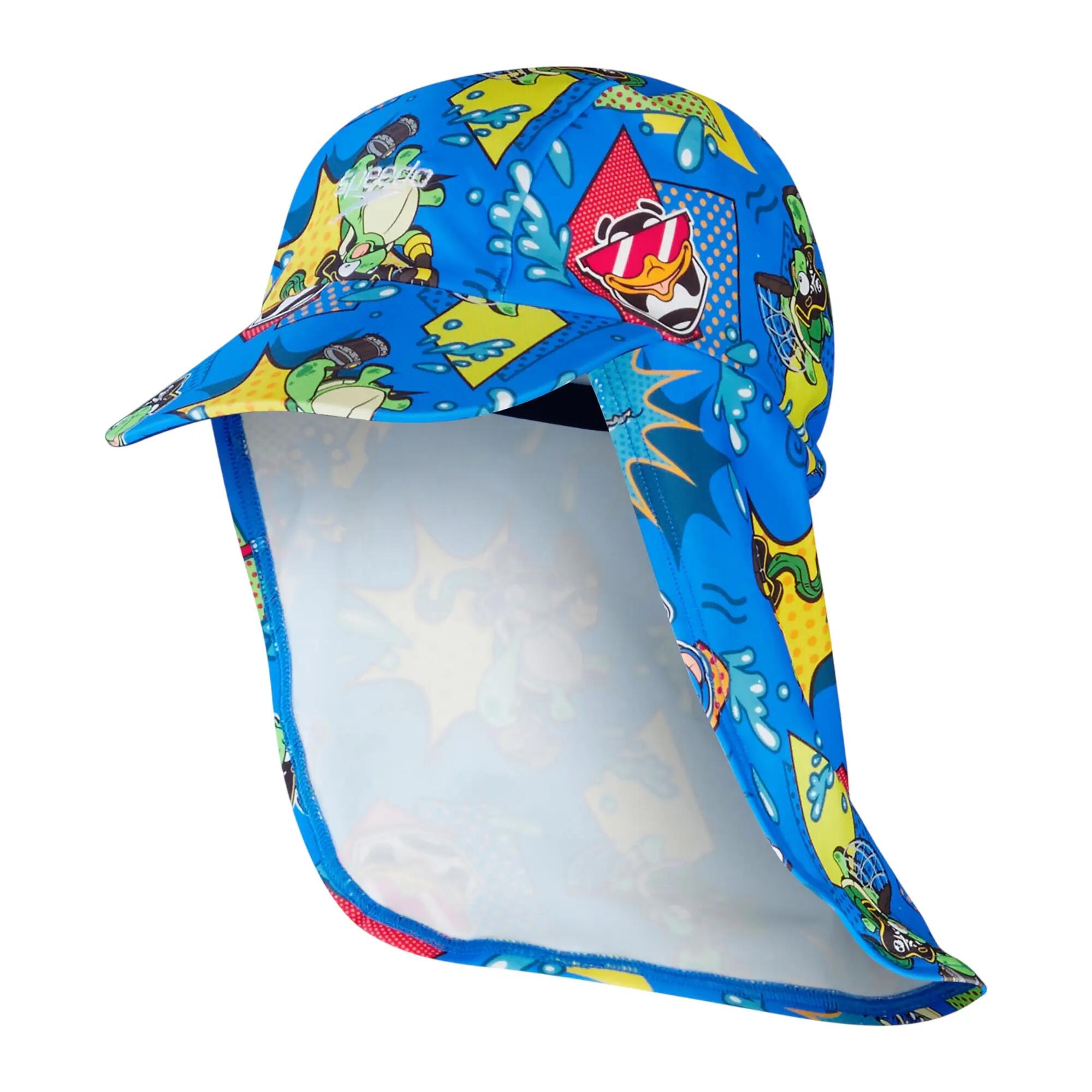Casquette De Natation À Rabat Motif/style Imprimé LEARN TO SWIM Garçon (Bleu 1/4