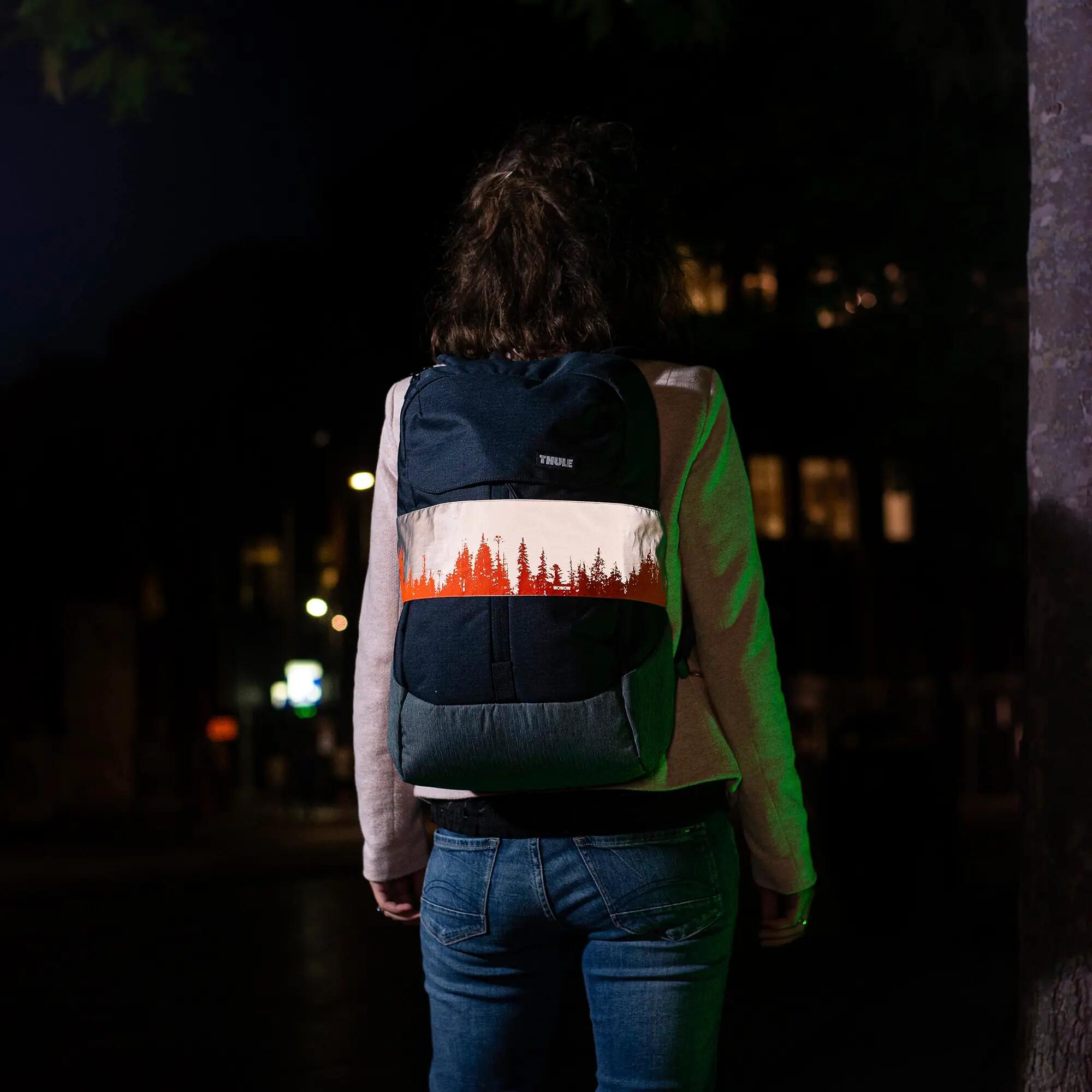WOWOW - Bande Réfléchissante Wrap It Quebec pour Sac à Dos 4/7
