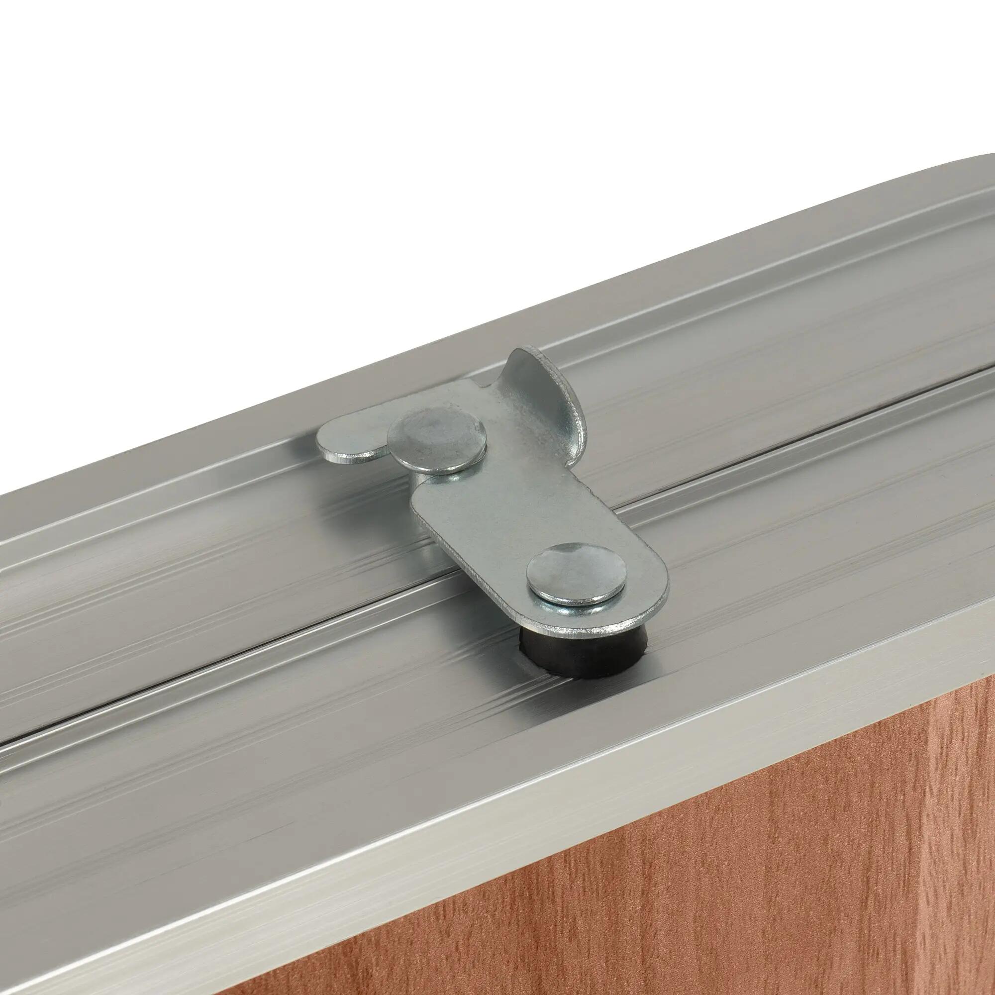 Aluminium Campingtisch für 6 Personen, 120 x 60 cm Gartentisch faltbar Falttisch 8/9