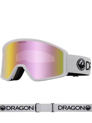Dragon dxt otg sneeuwbril - witte lumalens roze geïoniseerde lens