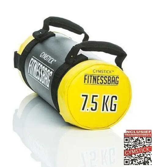 Sac de fitness GYMSTICK 7,5 kg souple jaune - sac lesté polyvalent