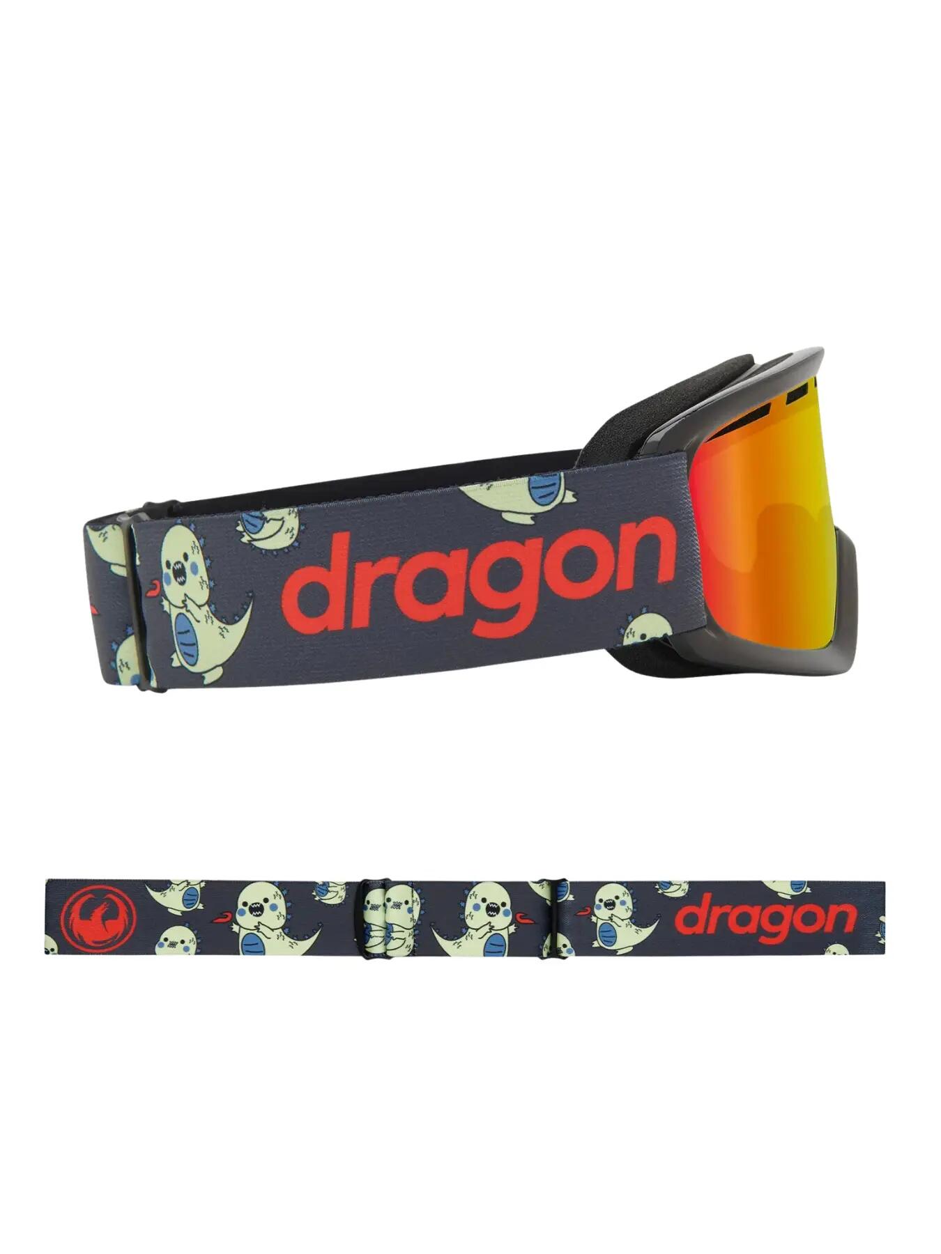 Dragon LIL D Blizzard Goggles - Lil Kaiju Lumalens rode geïoniseerde lens 4/5