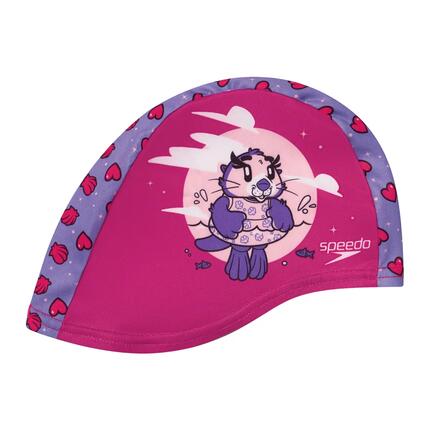 Bonnet De Bain En Polyester Motif/style Imprimé Loutre Enfant (Rose Imprimé)