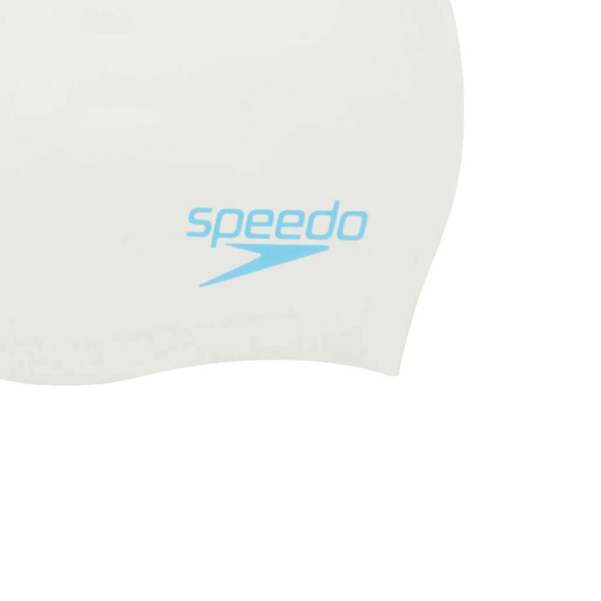 Bonnet De Bain Adulte (Blanc / Bleu) 4/4