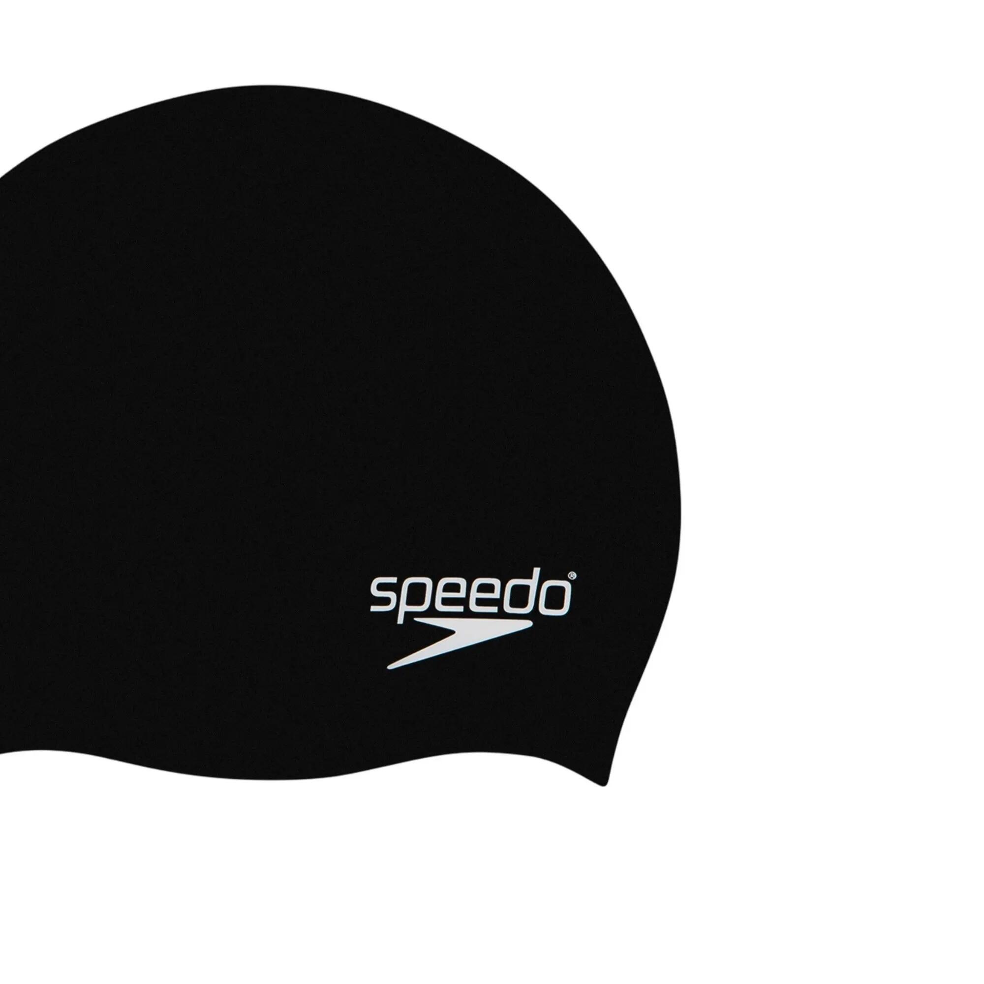 Bonnet De Bain En Silicone Motif/style Logo Enfant (Noir) 3/4