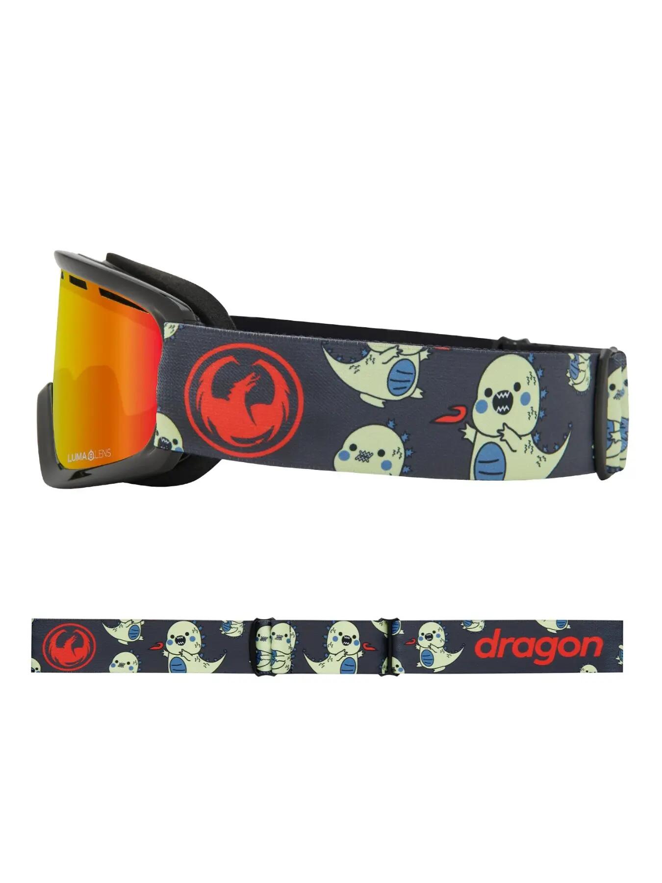 Dragon LIL D Blizzard Goggles - Lil Kaiju Lumalens rode geïoniseerde lens 3/5
