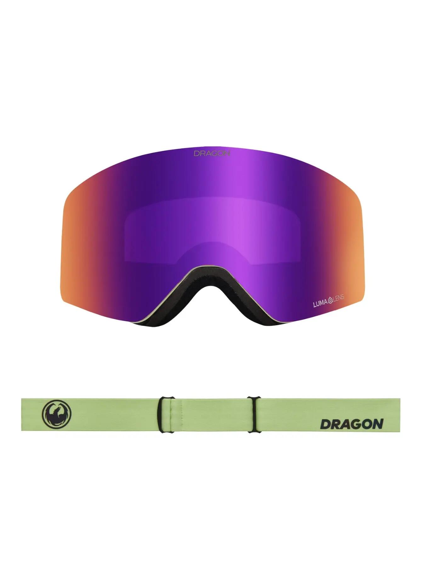 Óculos Dragon R1 OTG Blizzard - Matcha Lumalens Roxo Ionizado e Lente Meia-Noite 2/6