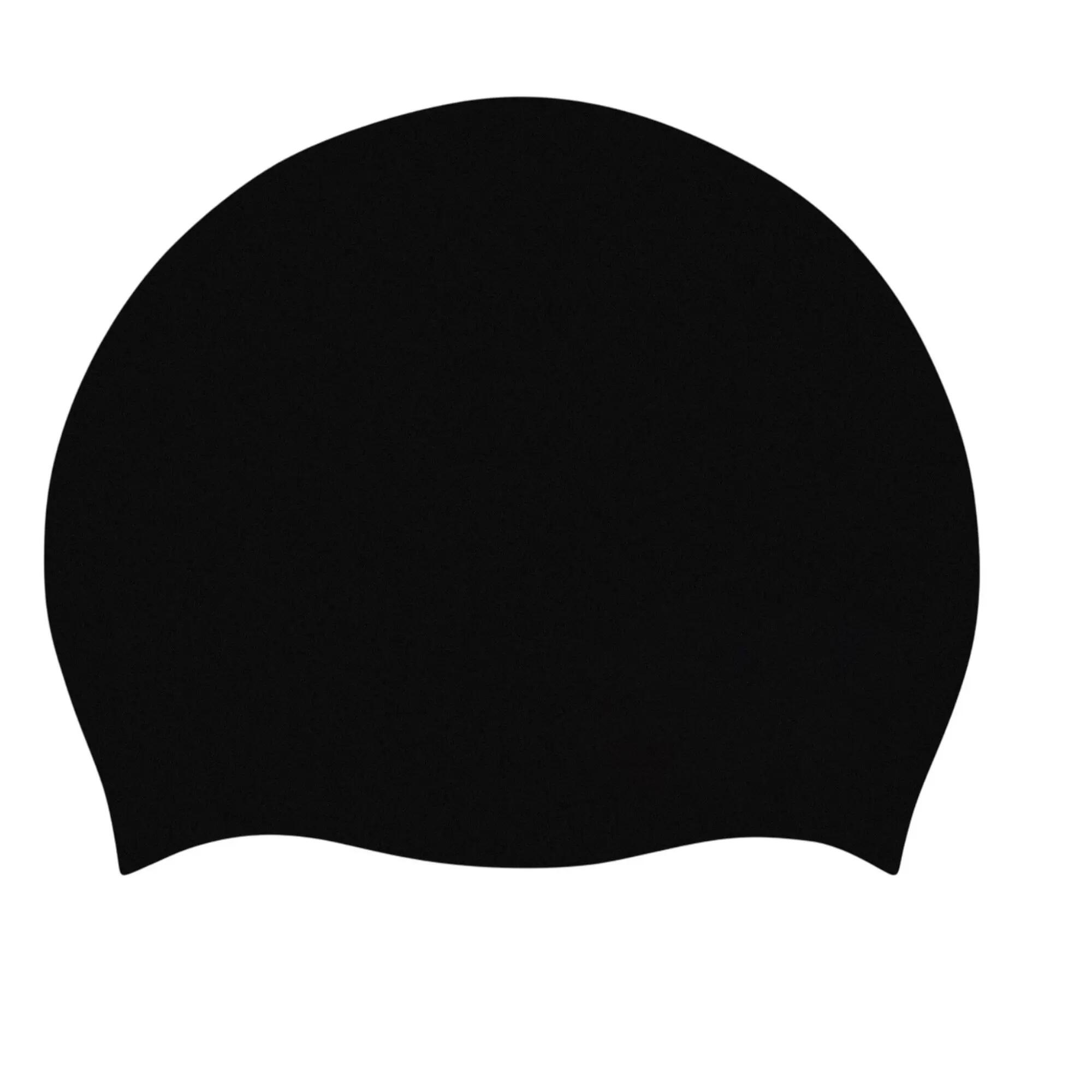 Bonnet De Bain En Silicone Motif/style Logo Enfant (Noir) 2/4