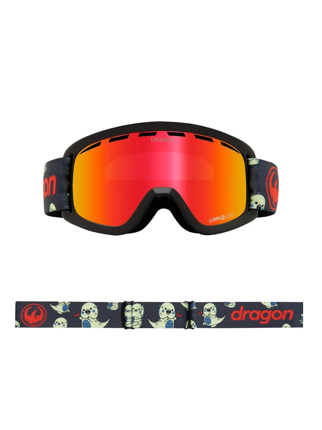 Dragon LIL D Blizzard Goggles - Lil Kaiju Lumalens rode geïoniseerde lens 2/5
