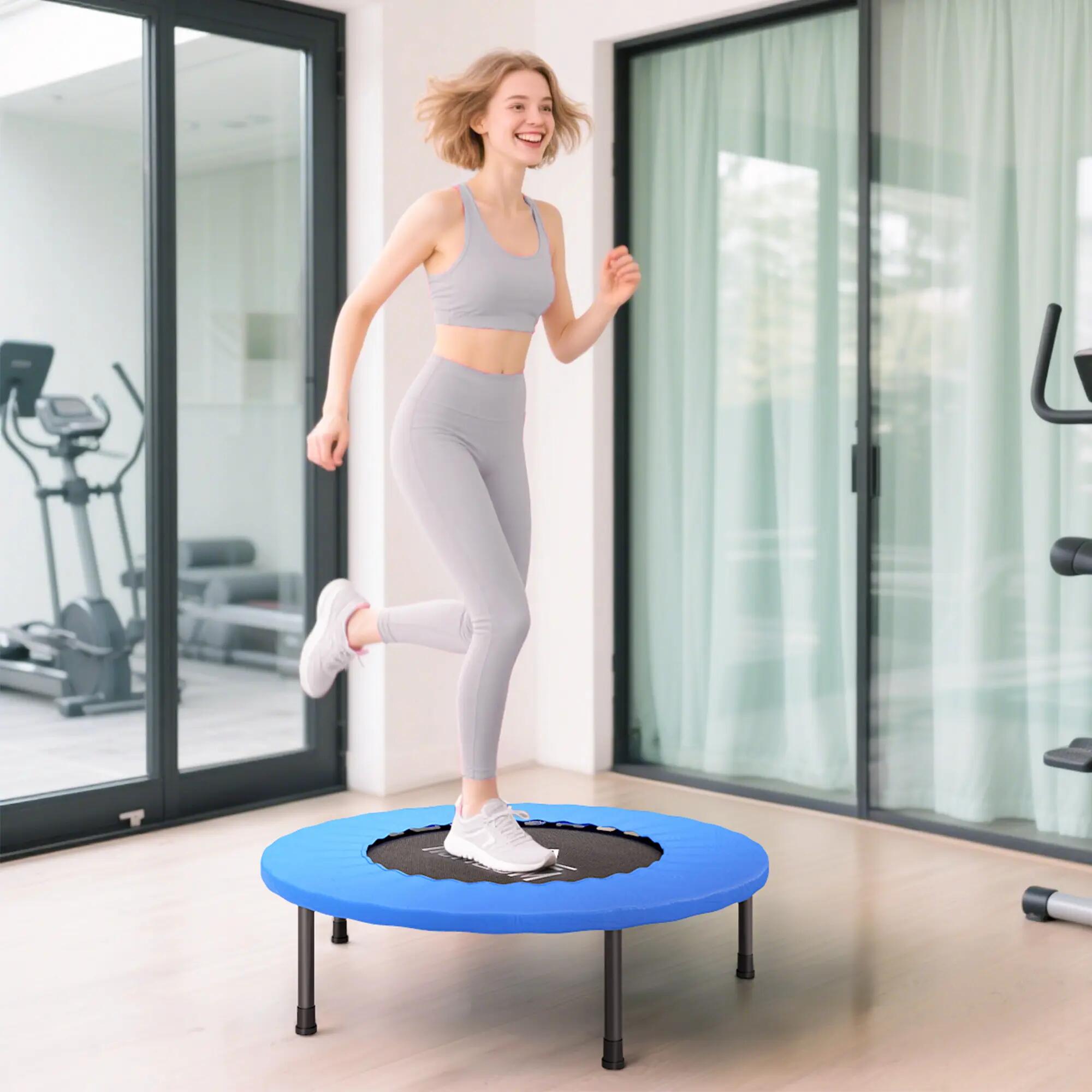 Trampolín fitness 81 cm HOMCOM Azul 4/7