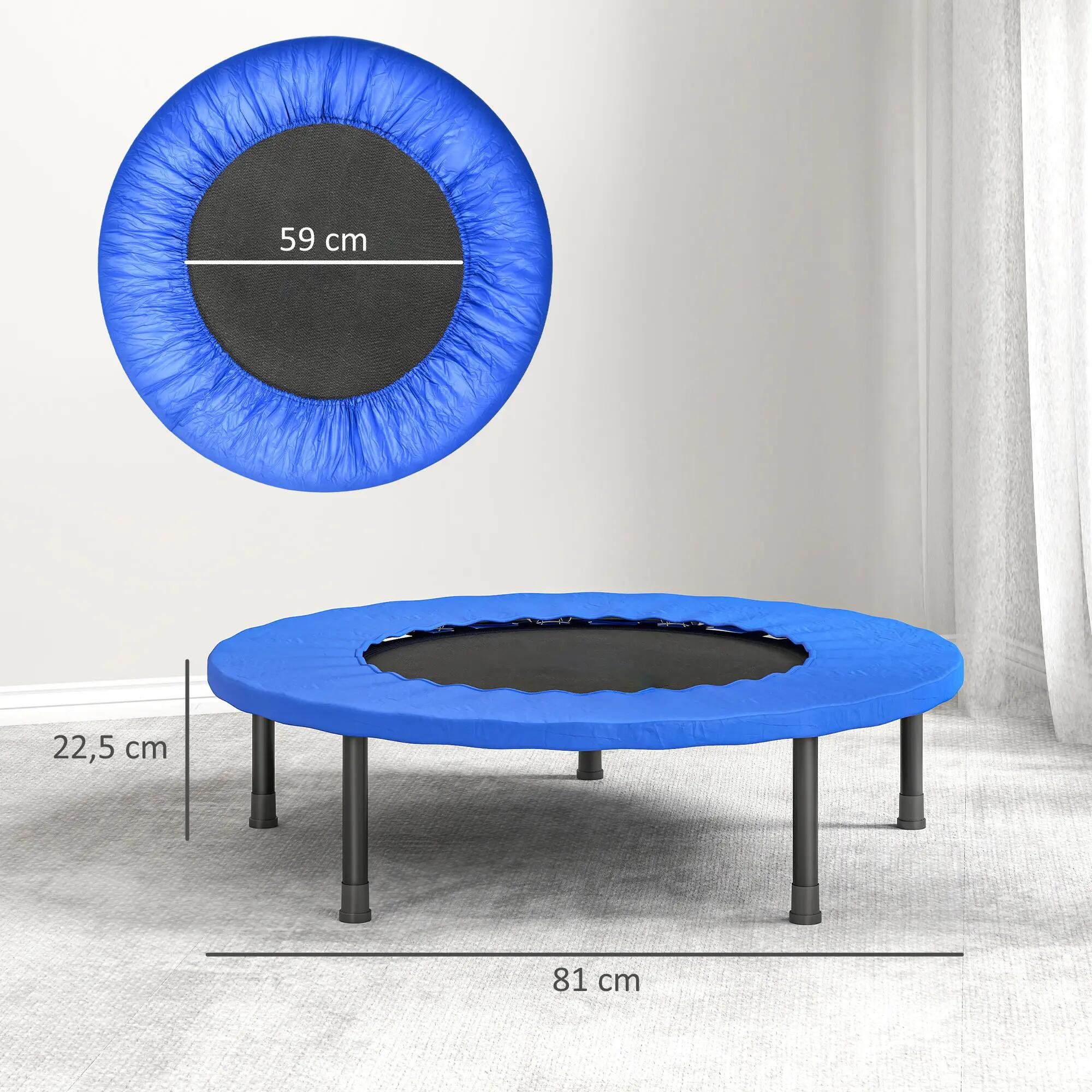 Trampolín fitness 81 cm HOMCOM Azul 3/7