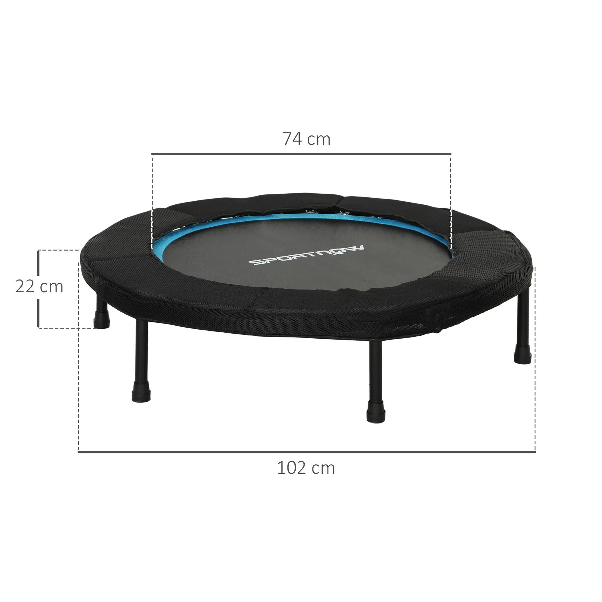 Trampolim fitness ø102x22 cm azul SPORTNOW 3/7