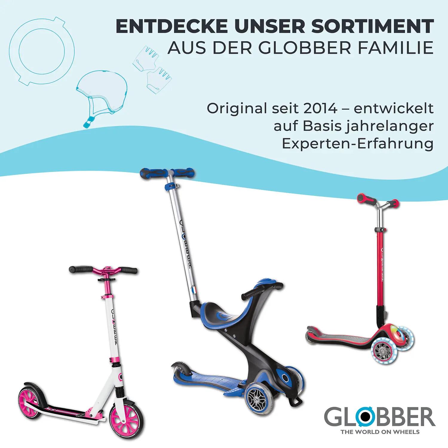 GLOBBER STROLL LITE rosa 8/16