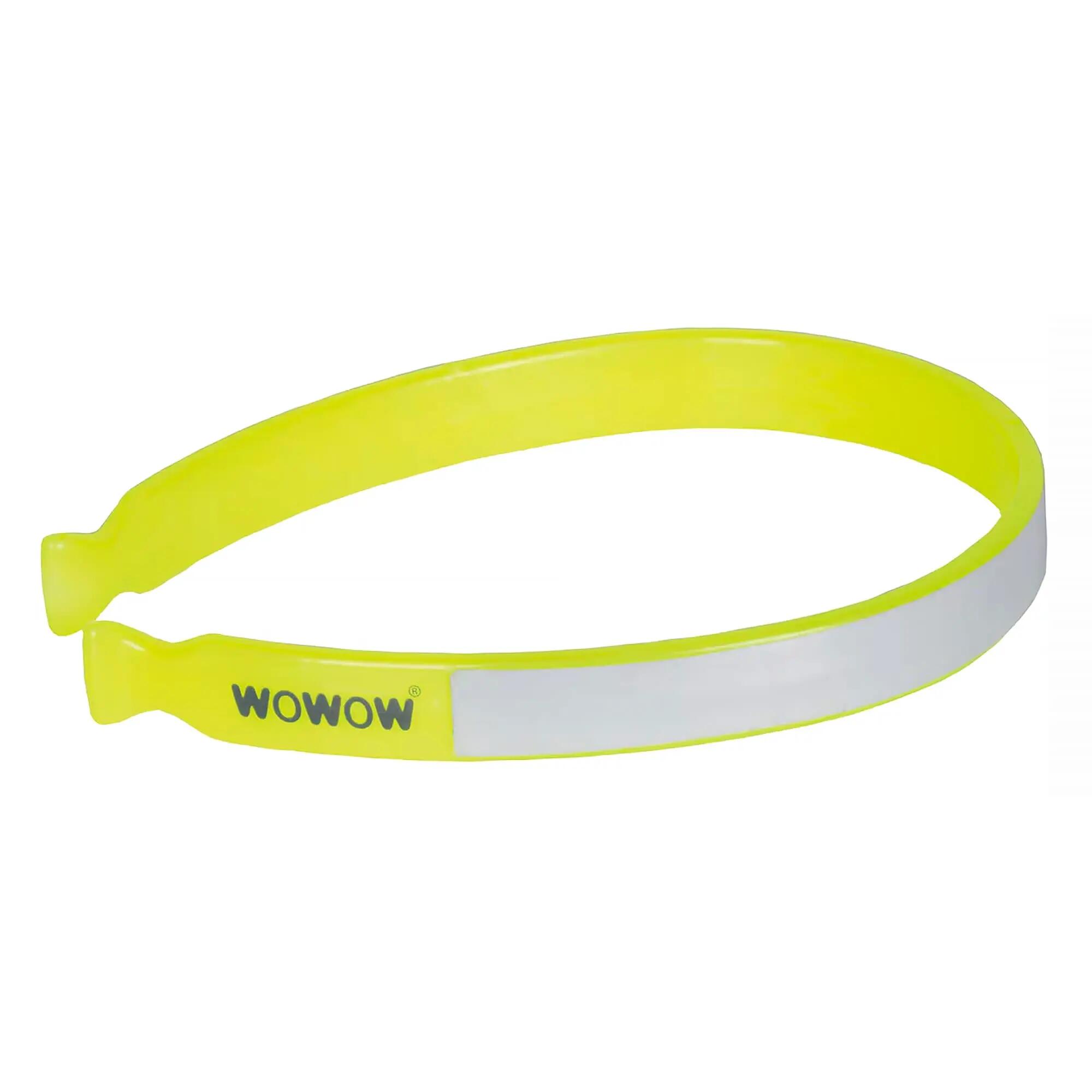 WOWOW - 2 Clip Riflettenti Gialle Alta Visibilità per Pantaloni Ciclismo 2/5