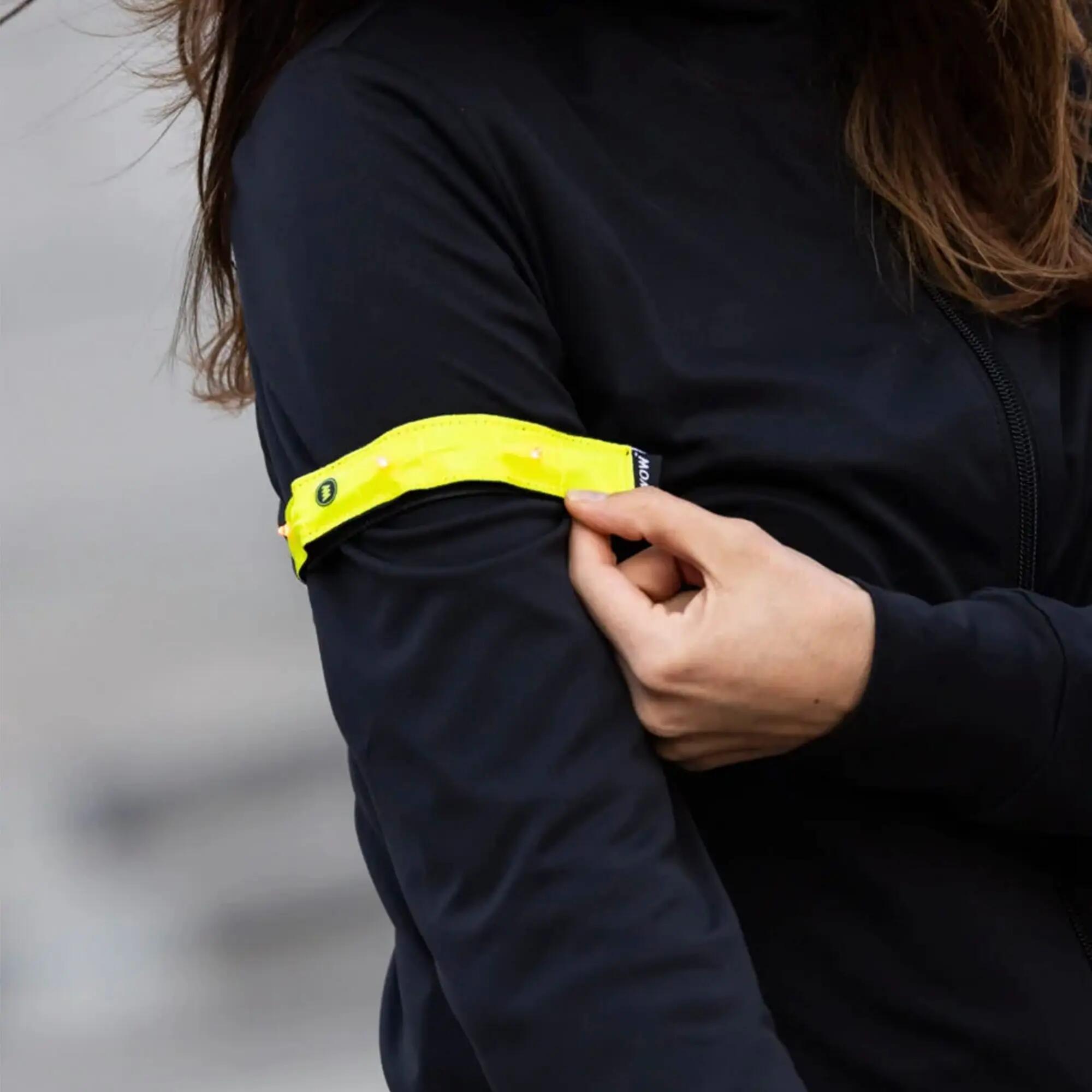 WOWOW - Bande LED Running Réfléchissante Élastique Haute Visibilité 2/5