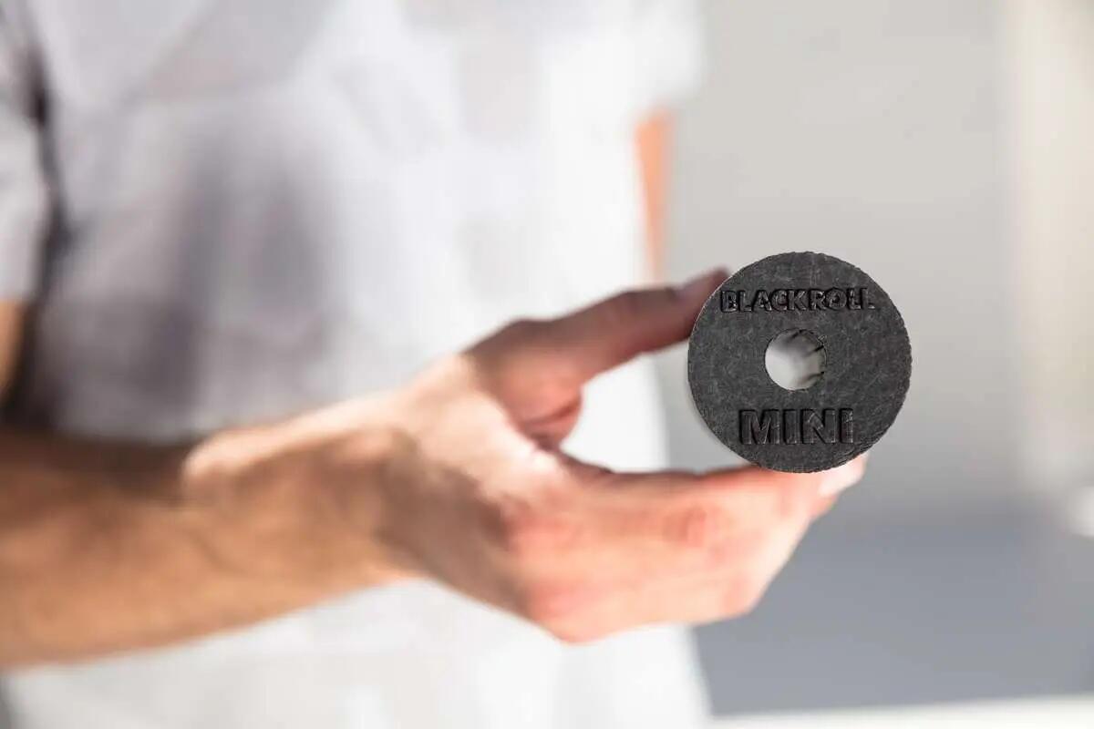 Mini Foam Roller - 15 cm - Oranje 3/7
