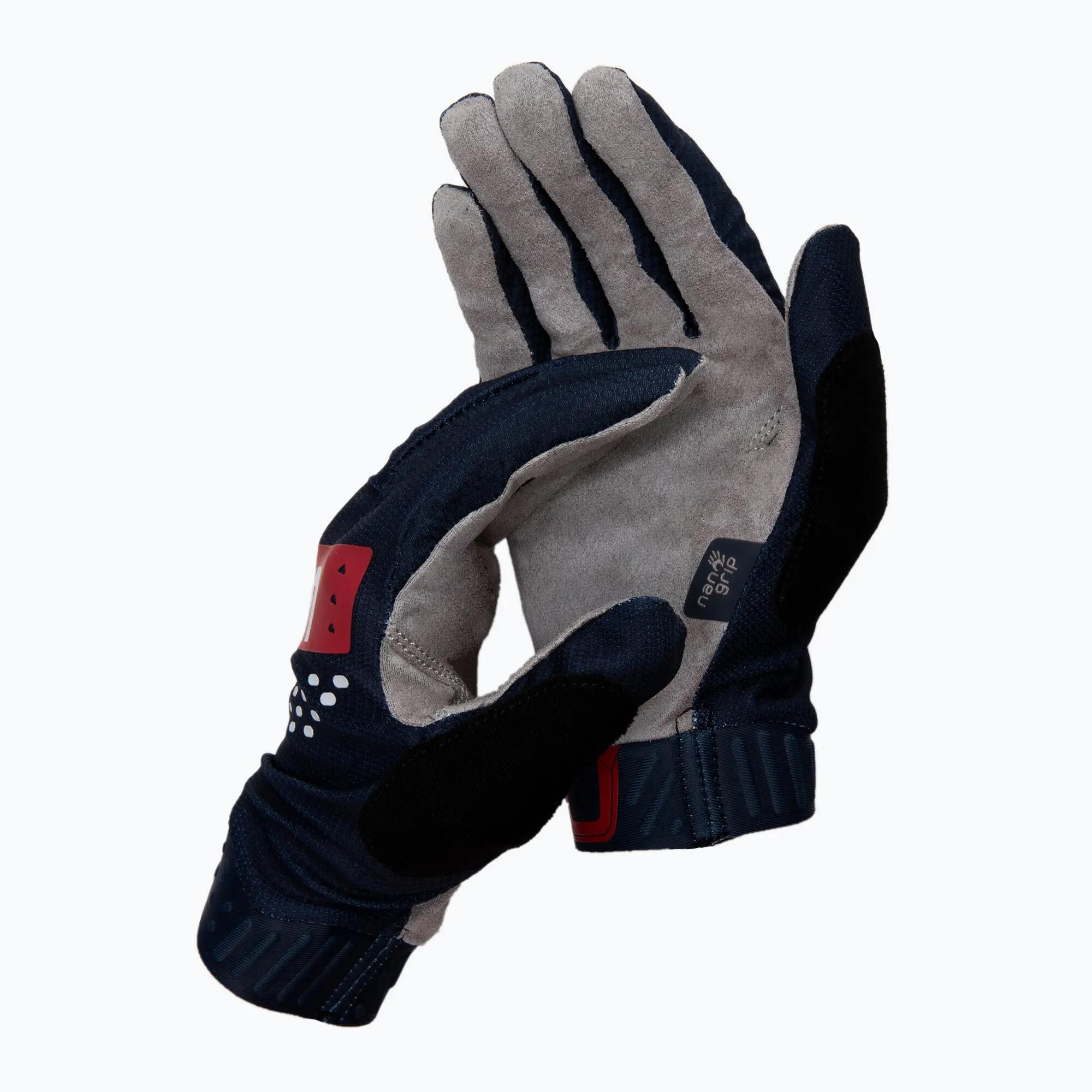 Leatt MTB 2.0 XFlow Onyx / Dark Blue Long Gloves 5/6