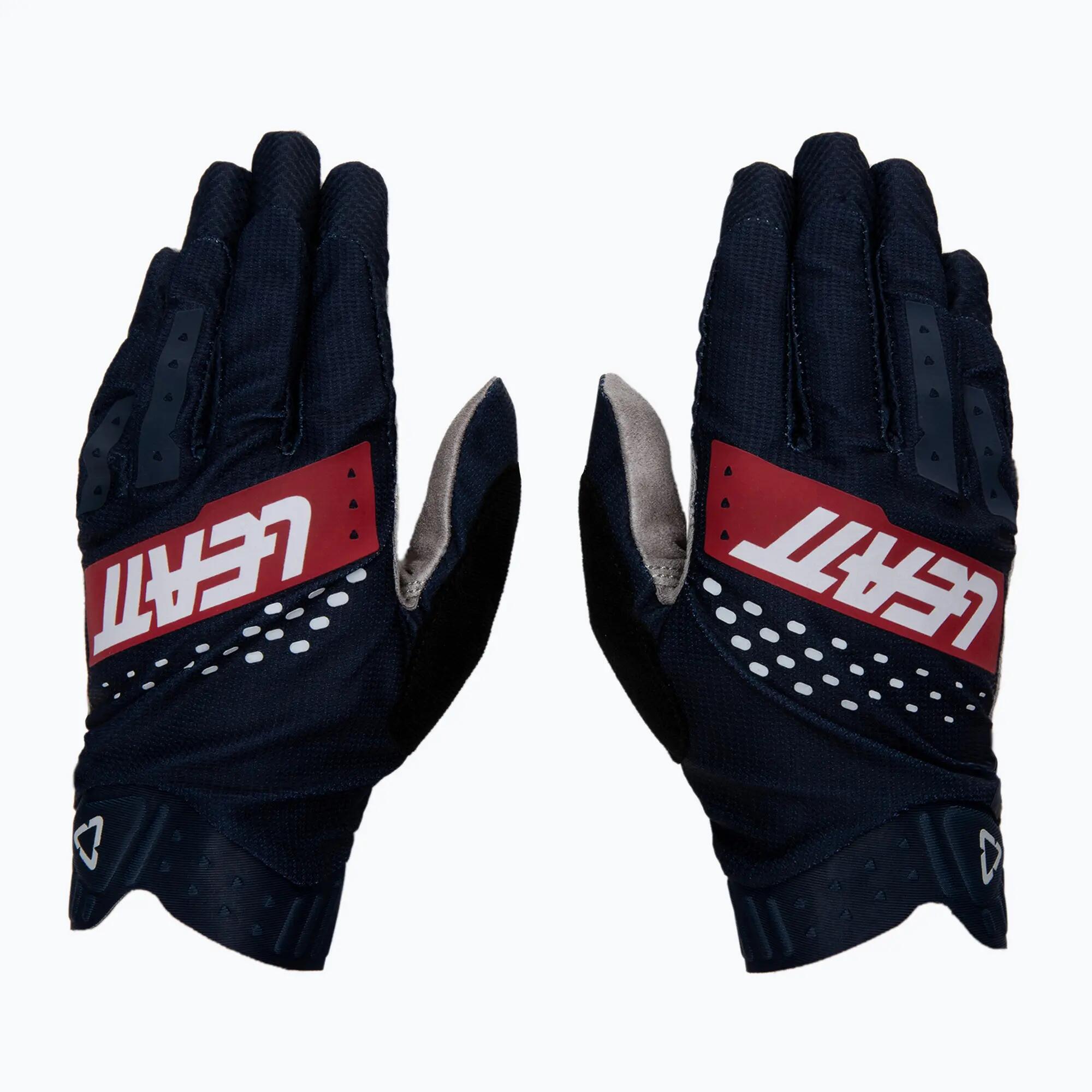 Leatt MTB 2.0 XFlow Onyx / Dark Blue Long Gloves 3/6