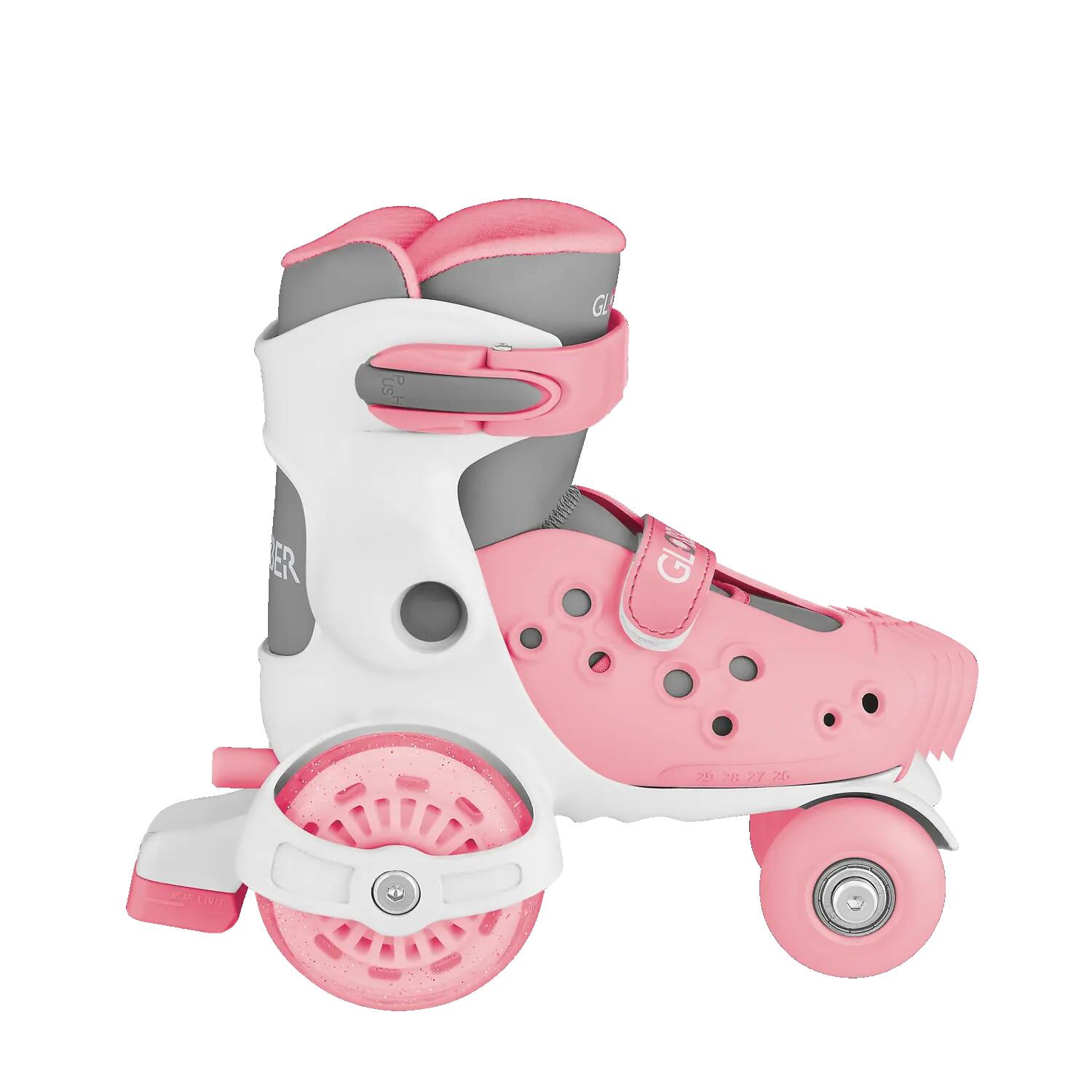 GLOBBER LEARNING SKATES pastellrosa, Gr. 26-29 12/14